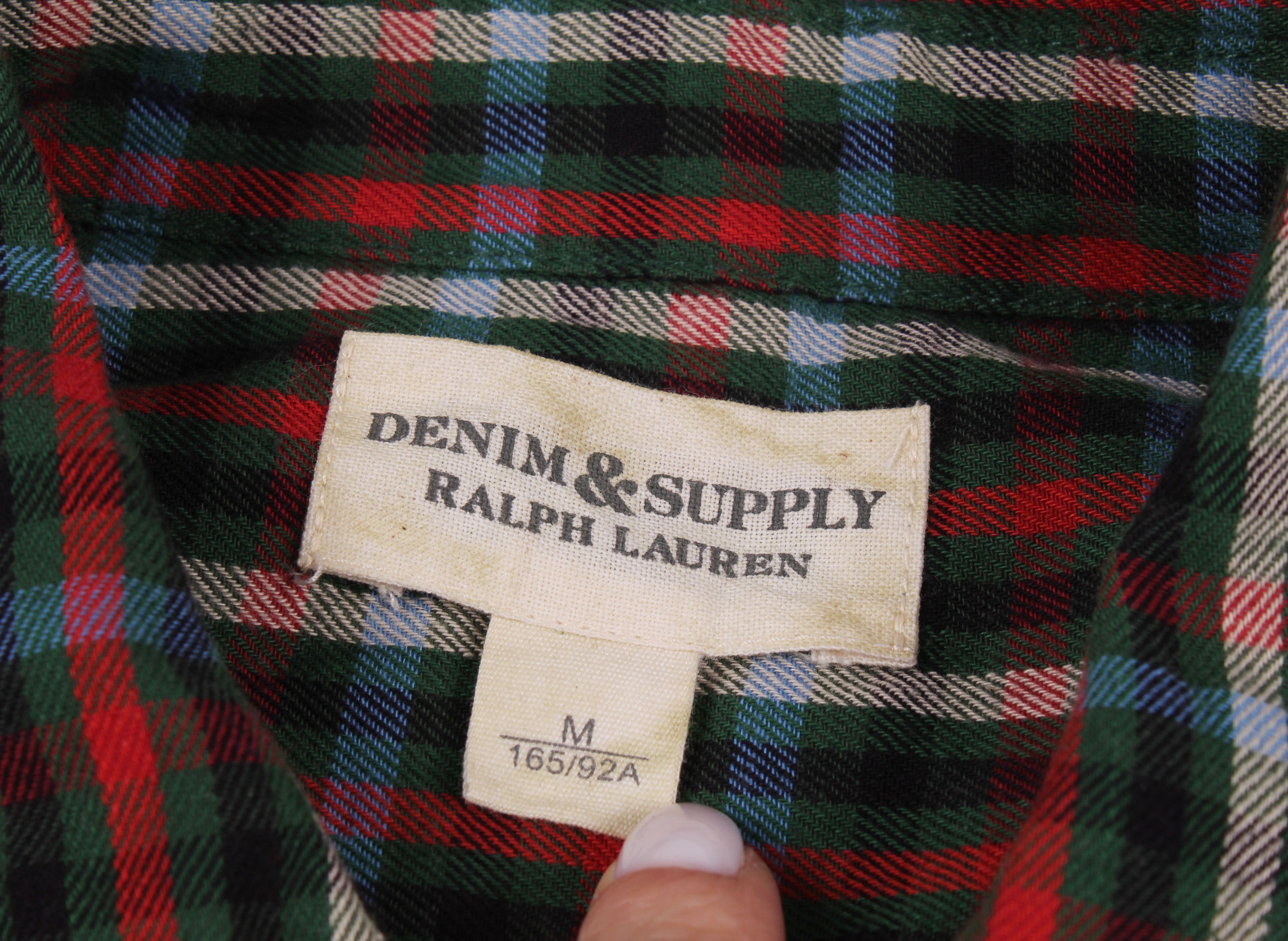 Denim & Supply Ralph Lauren × Ralph Lauren Ralph Lauren Denim and Supply Checkered Oversized Shirt Size M / US 6-8 / IT 42-44 - 9 Thumbnail