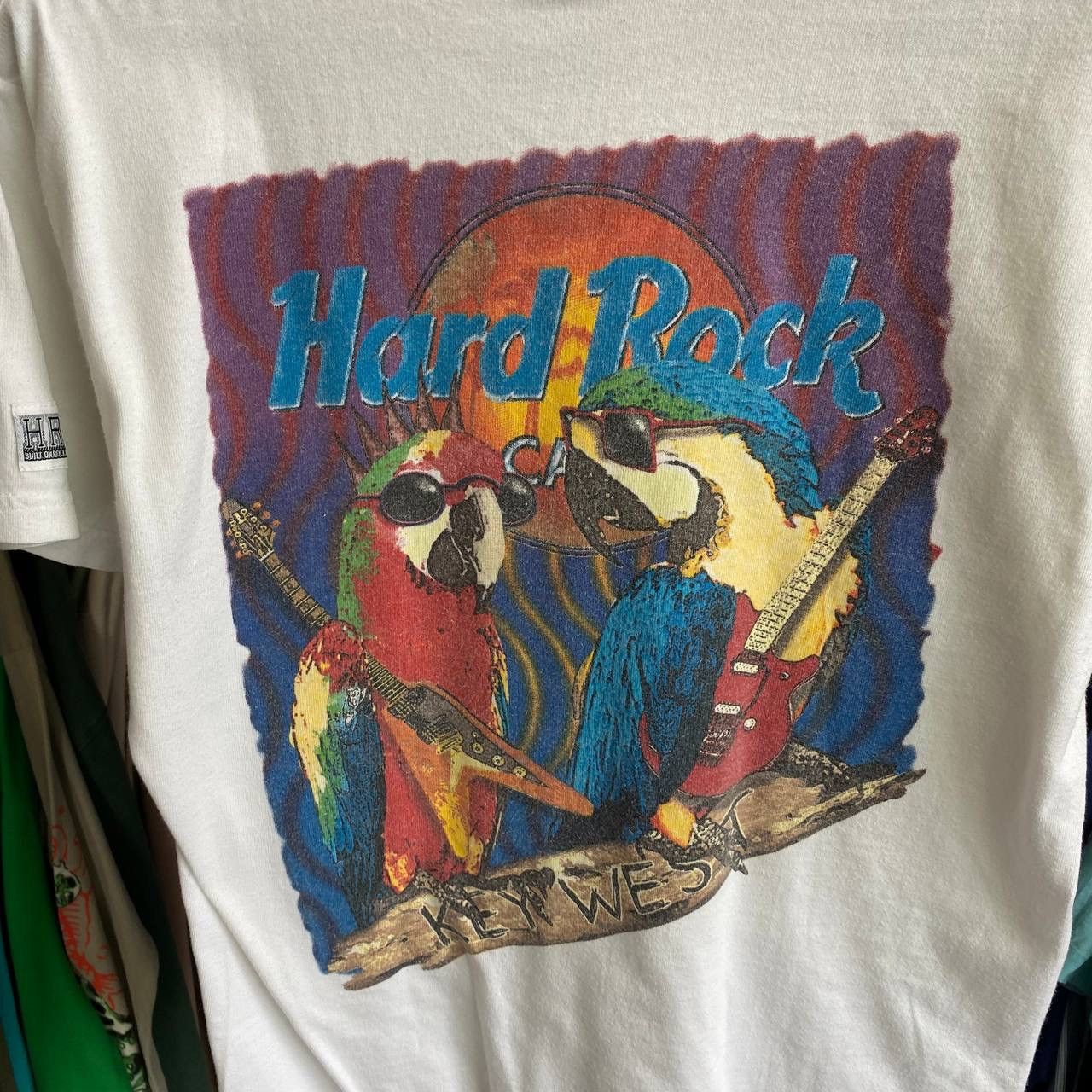 Hard Rock Cafe × Vintage Vintage Hard Rock Cafe Big Graphic logo made in USA tee Size US S / EU 44-46 / 1 - 2 Thumbnail