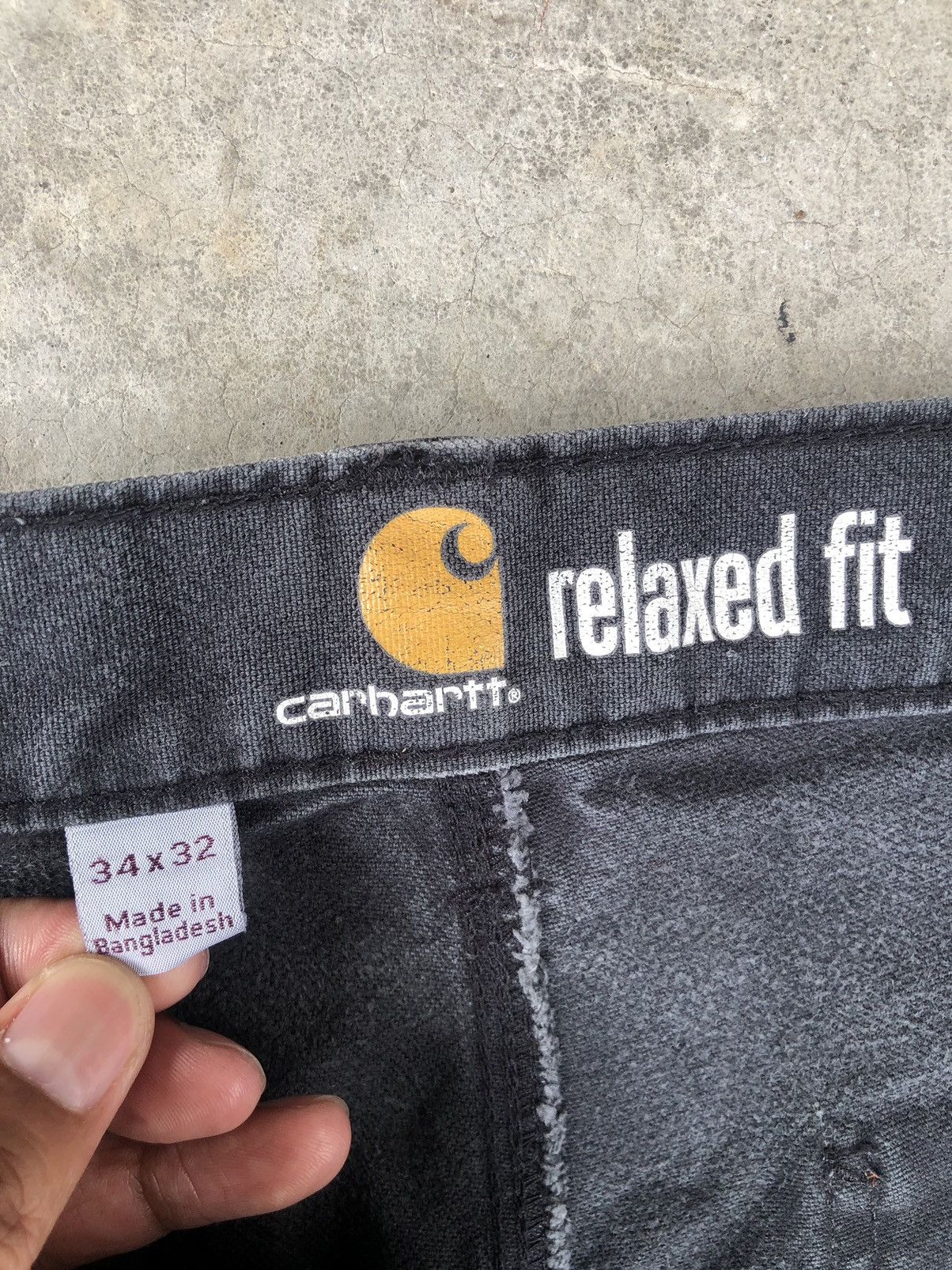 Lil Yachty Vintage Carhartt Double Knee Distressed Jeans Size US 34 / EU 50 - 18 Thumbnail