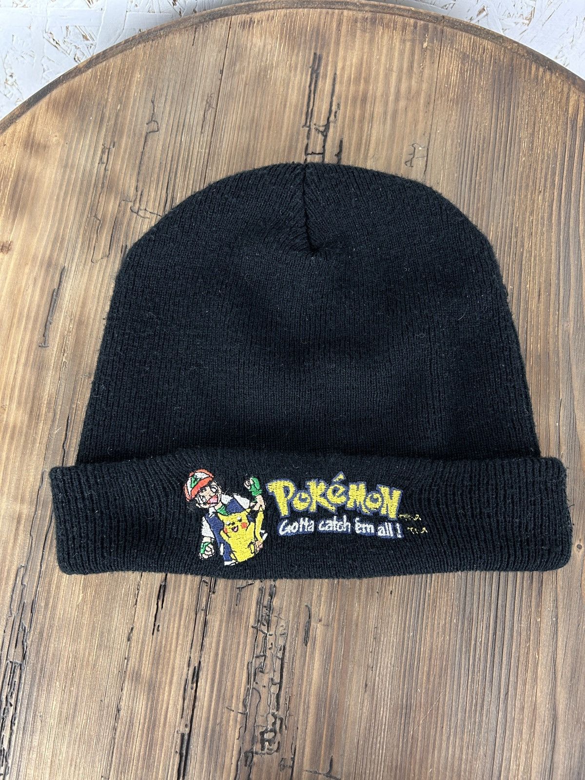 Nintendo Vintage Nintendo 2000 Pokemon Gotta Catch Em All Beanie Hat Size ONE SIZE - 6 Thumbnail