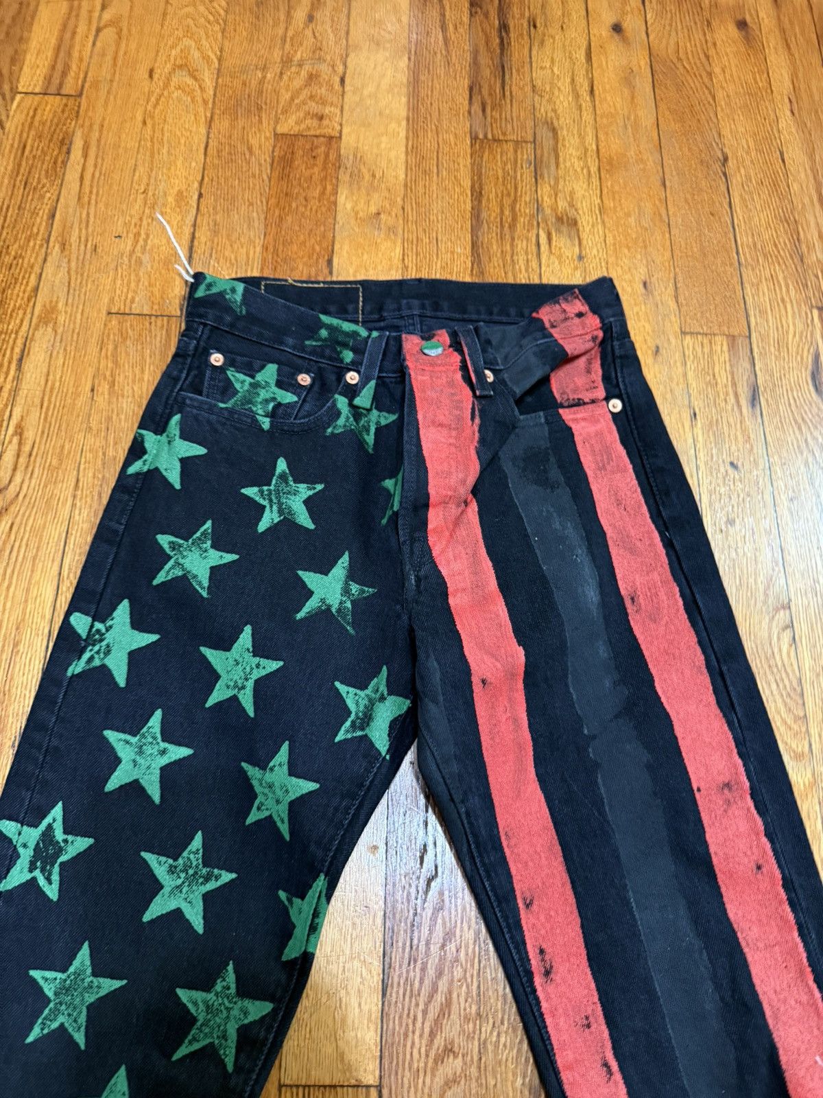 DENIM TEARS Denim Tears CPFM Levi Jeans Size 27 Size US 27 - 2 Thumbnail