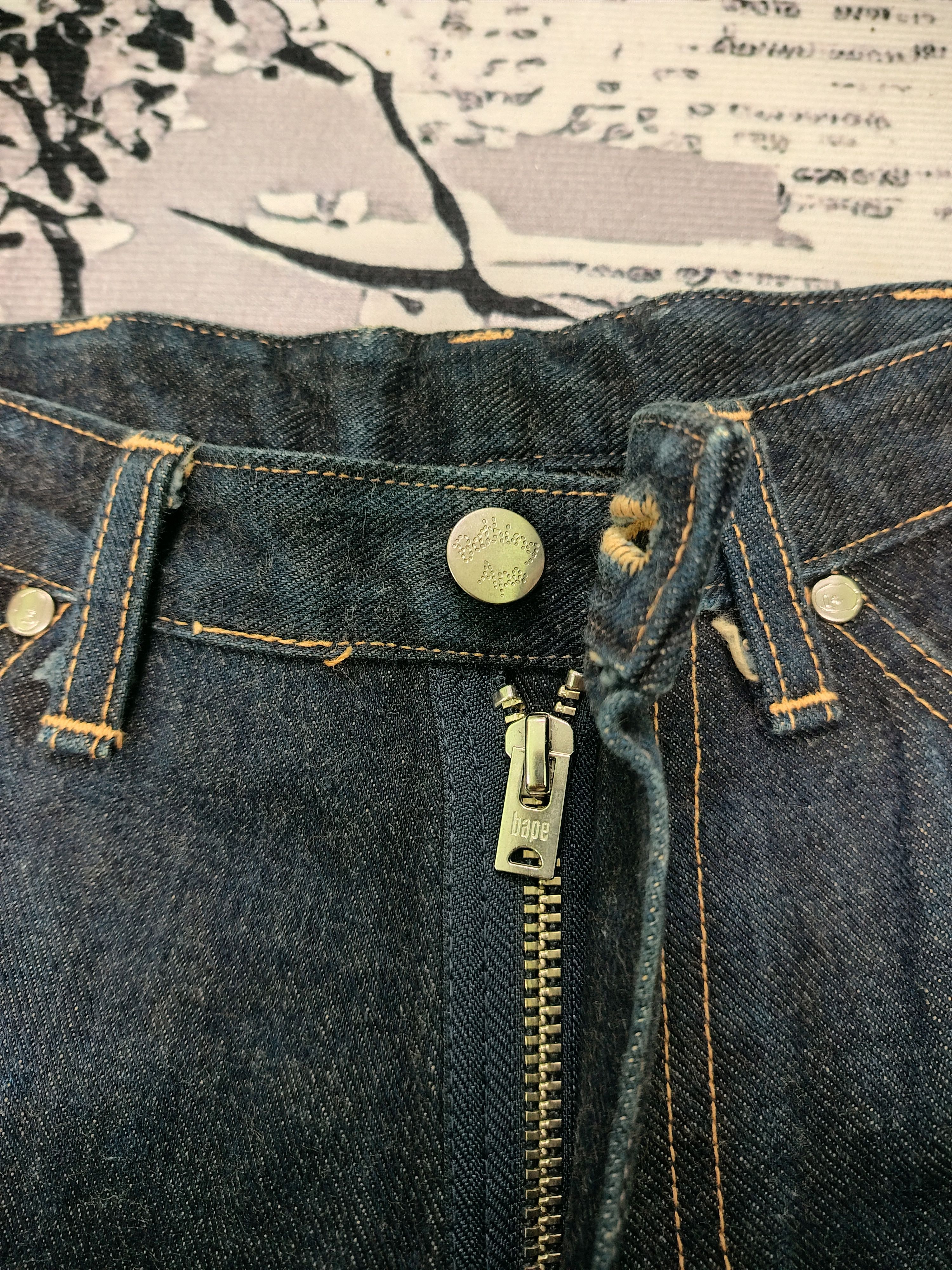 Bape BAPE Selvedge Jeans Size US 29 - 9 Thumbnail