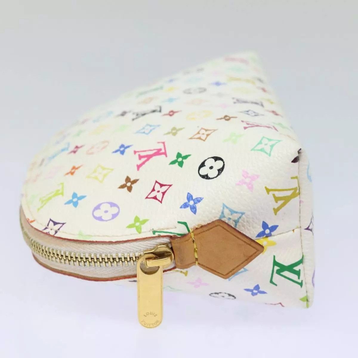 Louis Vuitton LOUIS VUITTON Multicolor Pochette Cosmetic PM Pouch White Size ONE SIZE - 12 Thumbnail