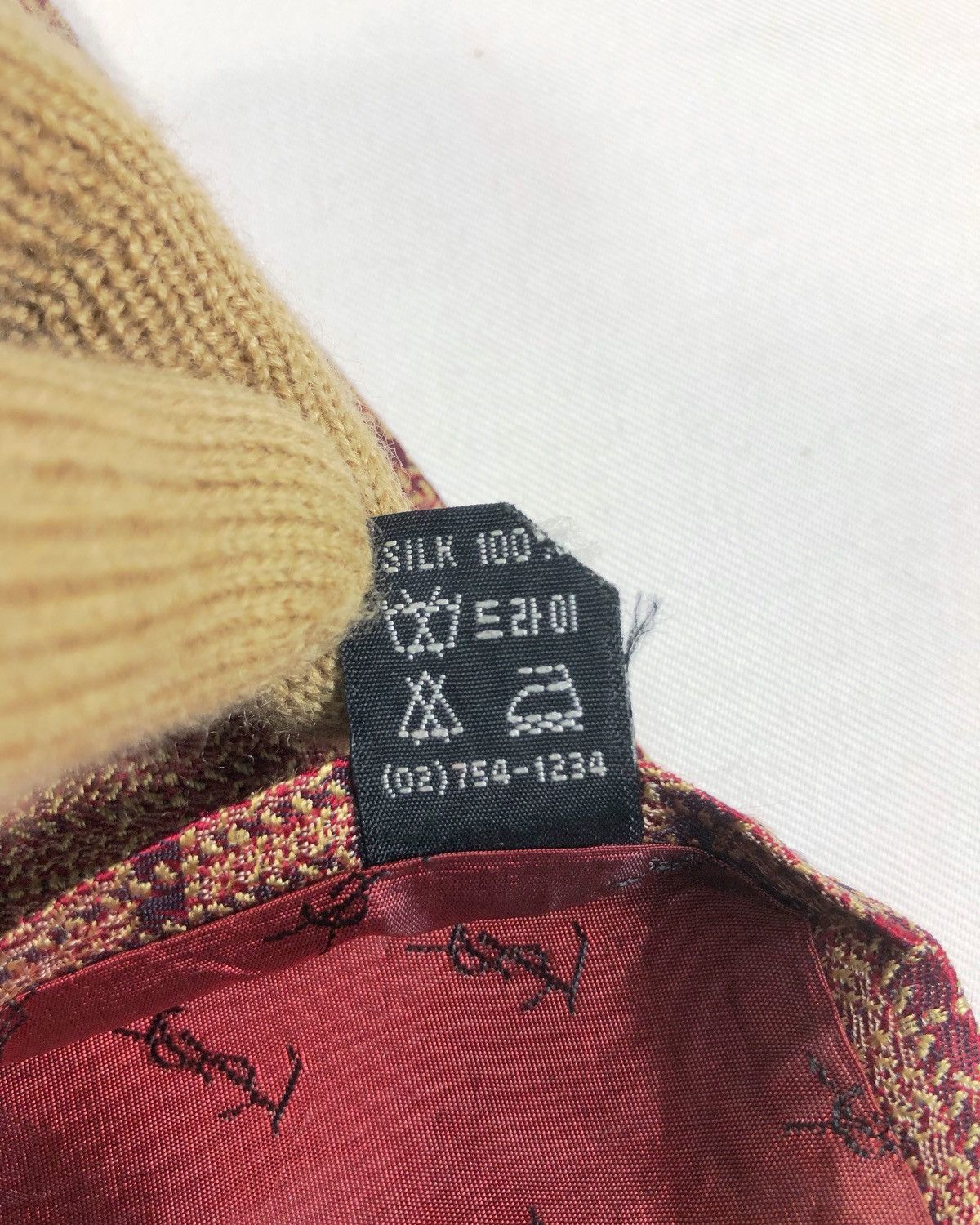 Yves Saint Laurent Rare Vintage Yves Saint Laurent YSL Silk Tie Size ONE SIZE - 8 Thumbnail