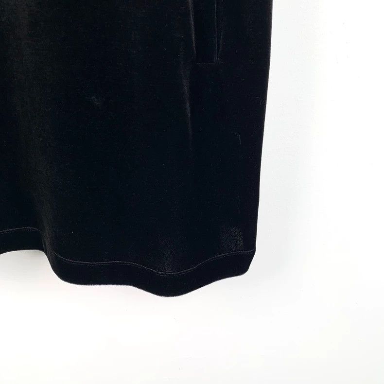 Gucci Gucci Black logo hooded short-sleeved velvet dress Size XS / US 0-2 / IT 36-38 - 4 Thumbnail