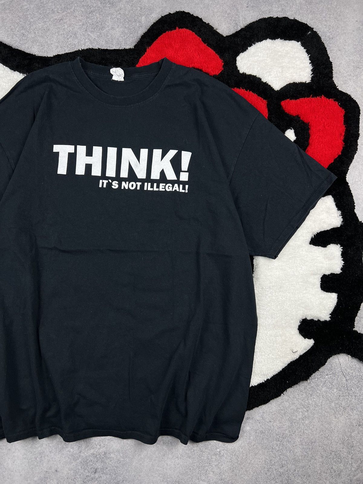 Vintage Y2K Crazy Humor Adult Think! It’s Not Legal Drugs Tee Size US XXL / EU 58 / 5 - 3 Thumbnail