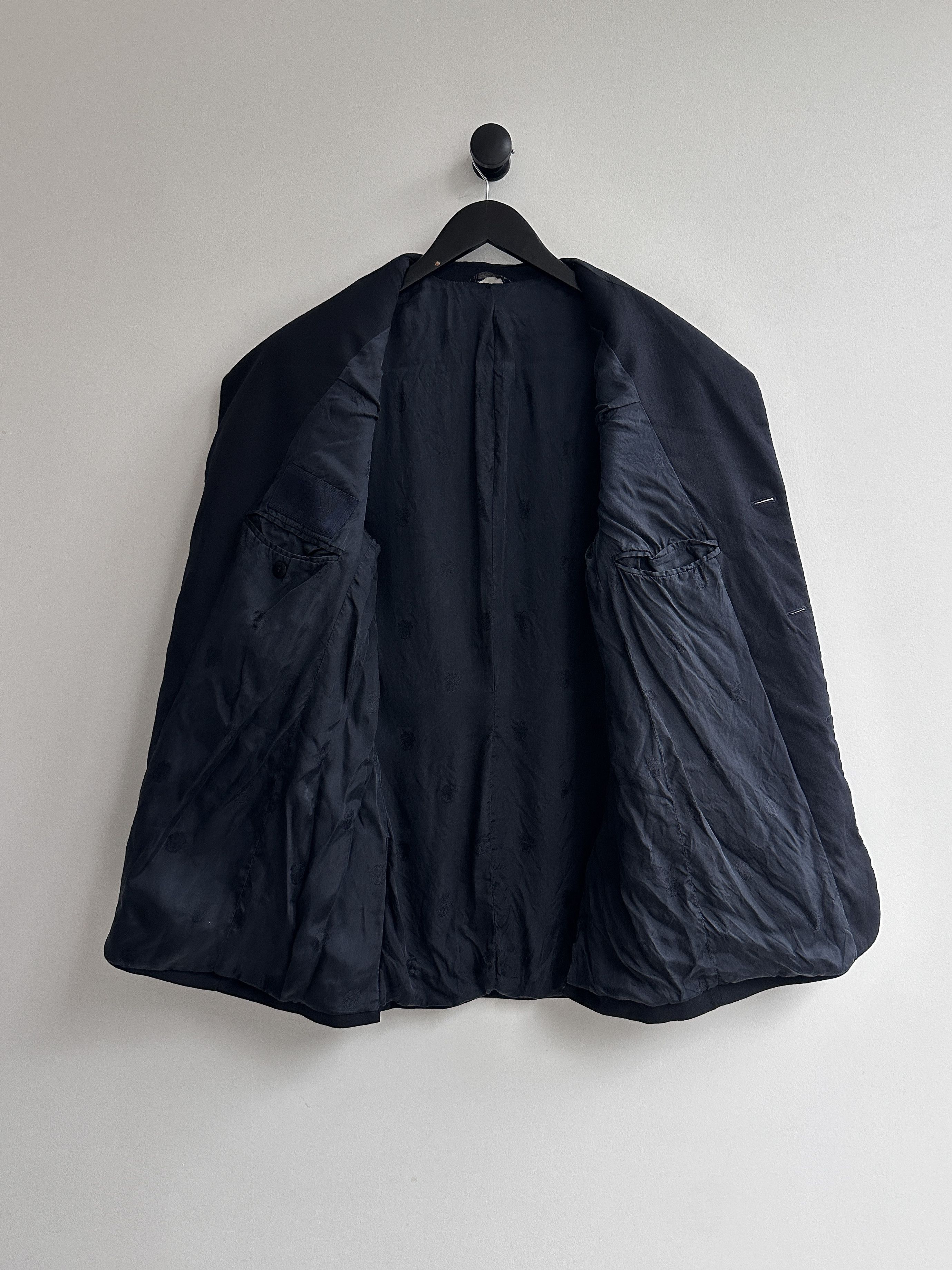 Versace Vintage Gianni Versace Navy Blazer Size 50R - 3 Thumbnail