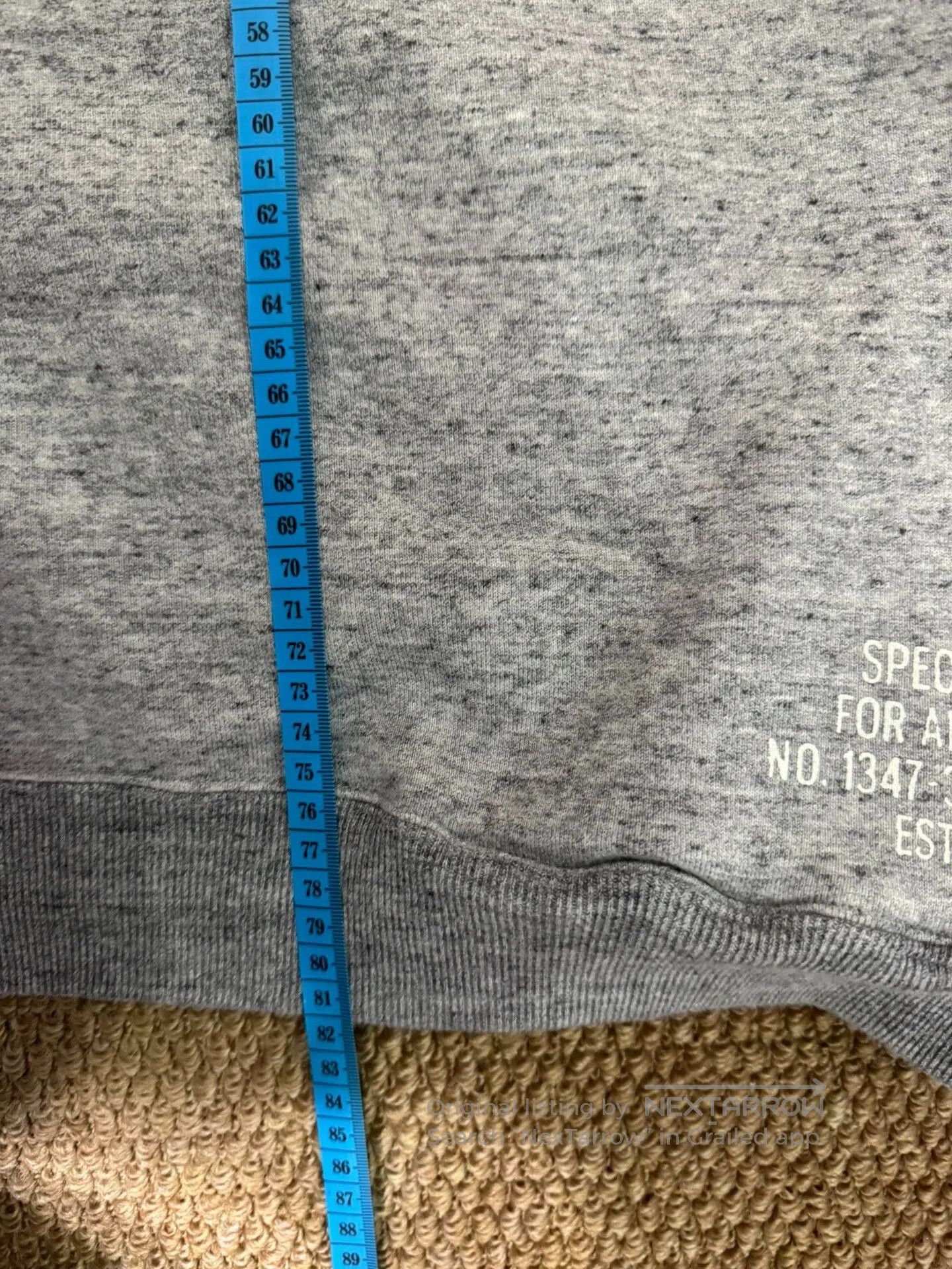 Madness MADNESS Aging Raglan Crew Sweat. Size US XL / EU 56 / 4 - 7 Thumbnail