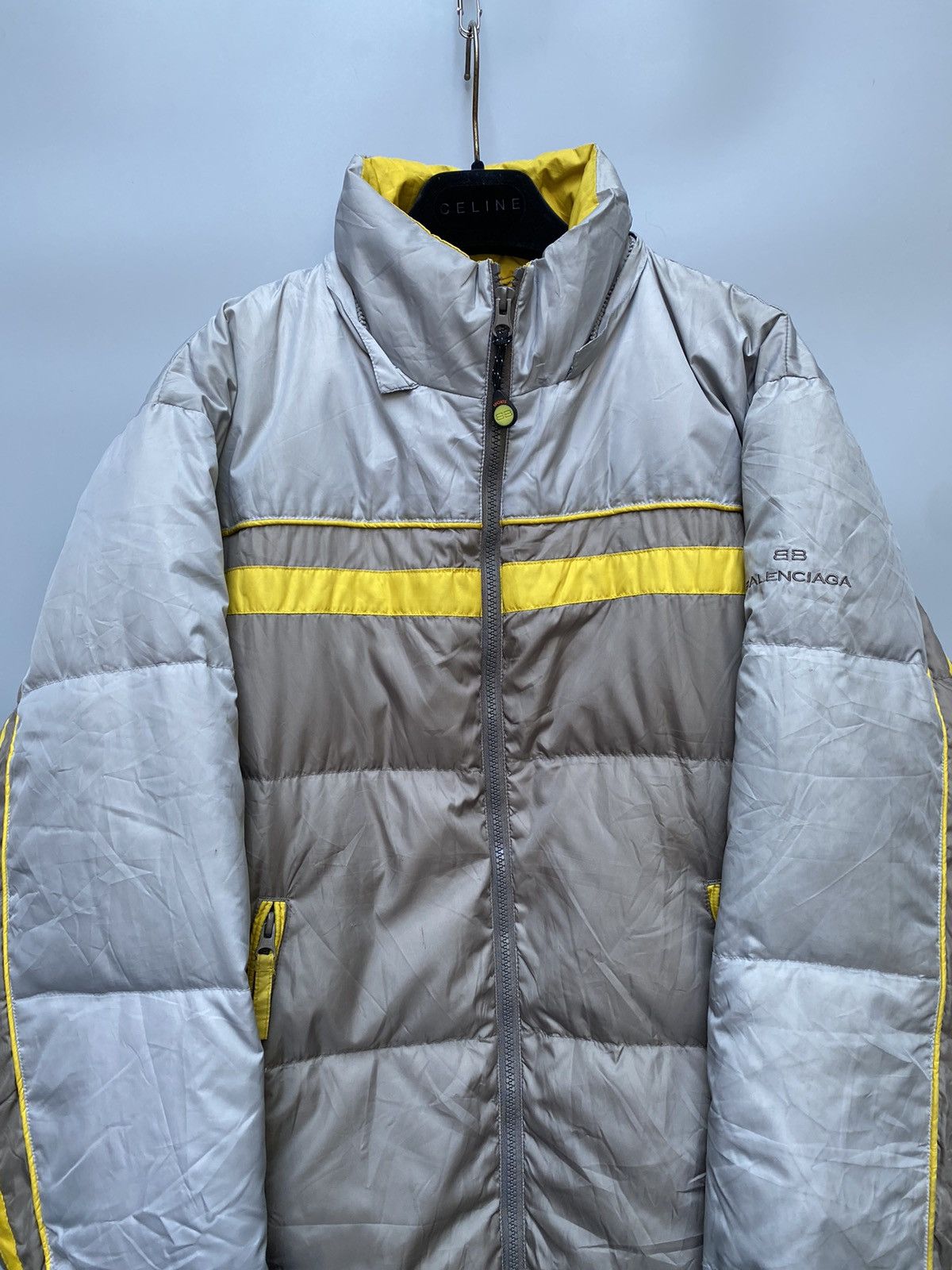 Balenciaga Vintage Balenciaga Puffer Parka Jacket Size US L / EU 52-54 / 3 - 3 Thumbnail