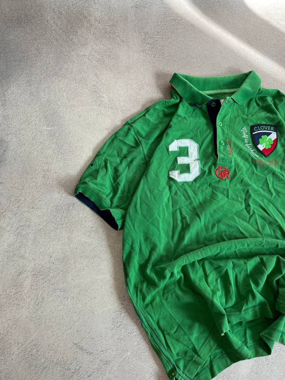 Japanese Brand × Vintage Mr.Lucky Ireland Polo Ralph Like Golf rugby polo jersey Size US M / EU 48-50 / 2 - 4 Thumbnail
