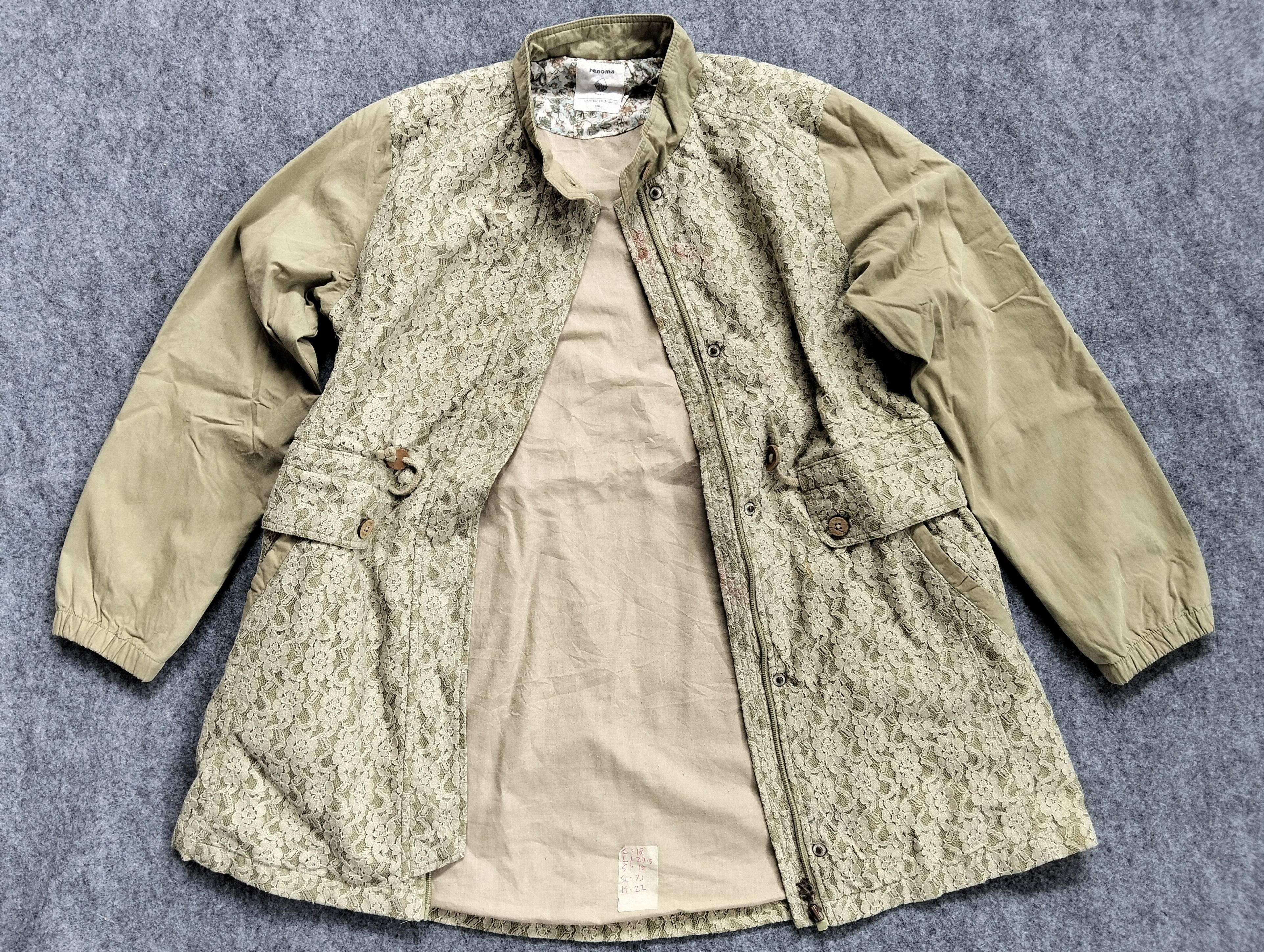 Renoma 🔥 Renoma Paris Lace Utility Jacket – Limited Edition 🔥 Size M / US 6-8 / IT 42-44 - 2 Thumbnail