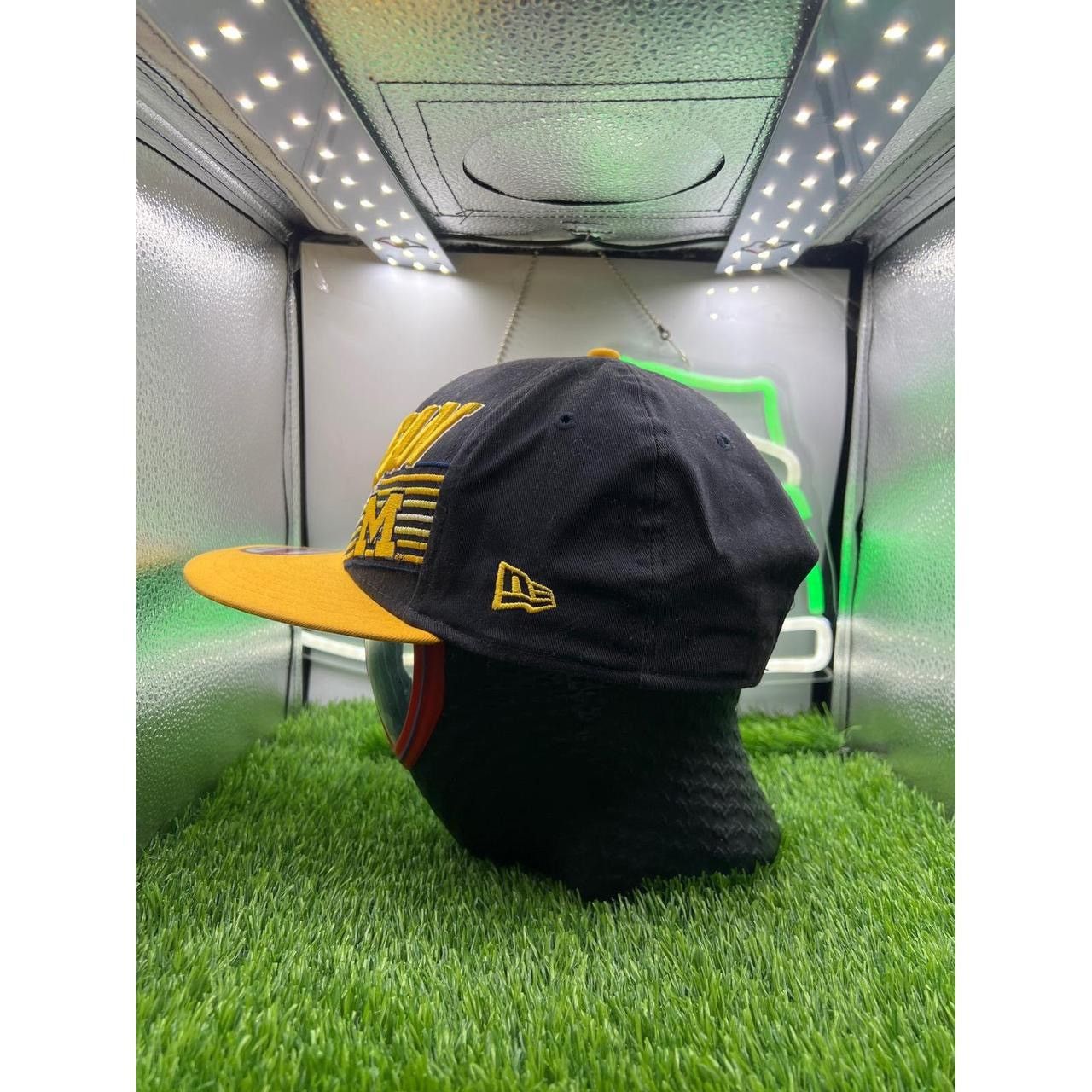 New Era Michigan Wolverines Snapback Hat Black Yellow Size ONE SIZE - 3 Thumbnail