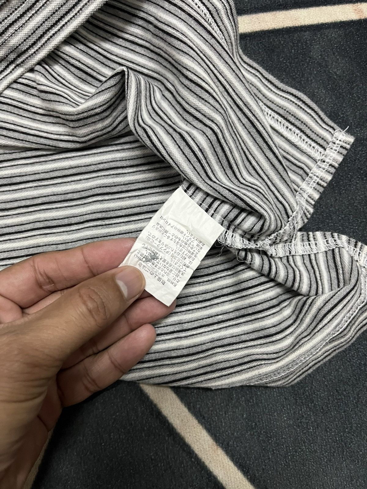 Gianni Valentino 💥Gianni Valentino Vintage 90s Striped Polo Longsleeves Size US M / EU 48-50 / 2 - 11 Thumbnail