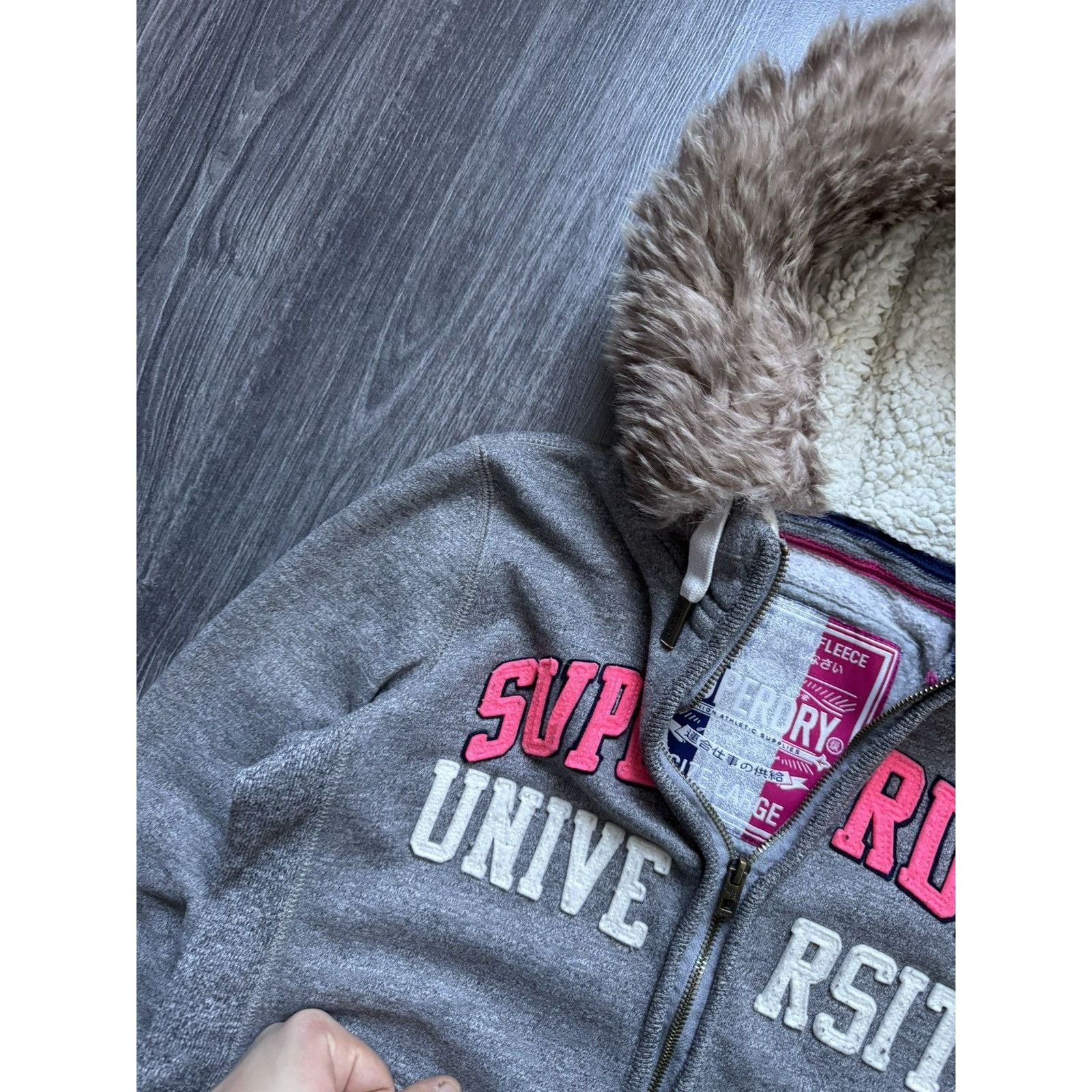 Superdry Vintage Super Dry Fur Hoodie Size US S / EU 44-46 / 1 - 6 Thumbnail