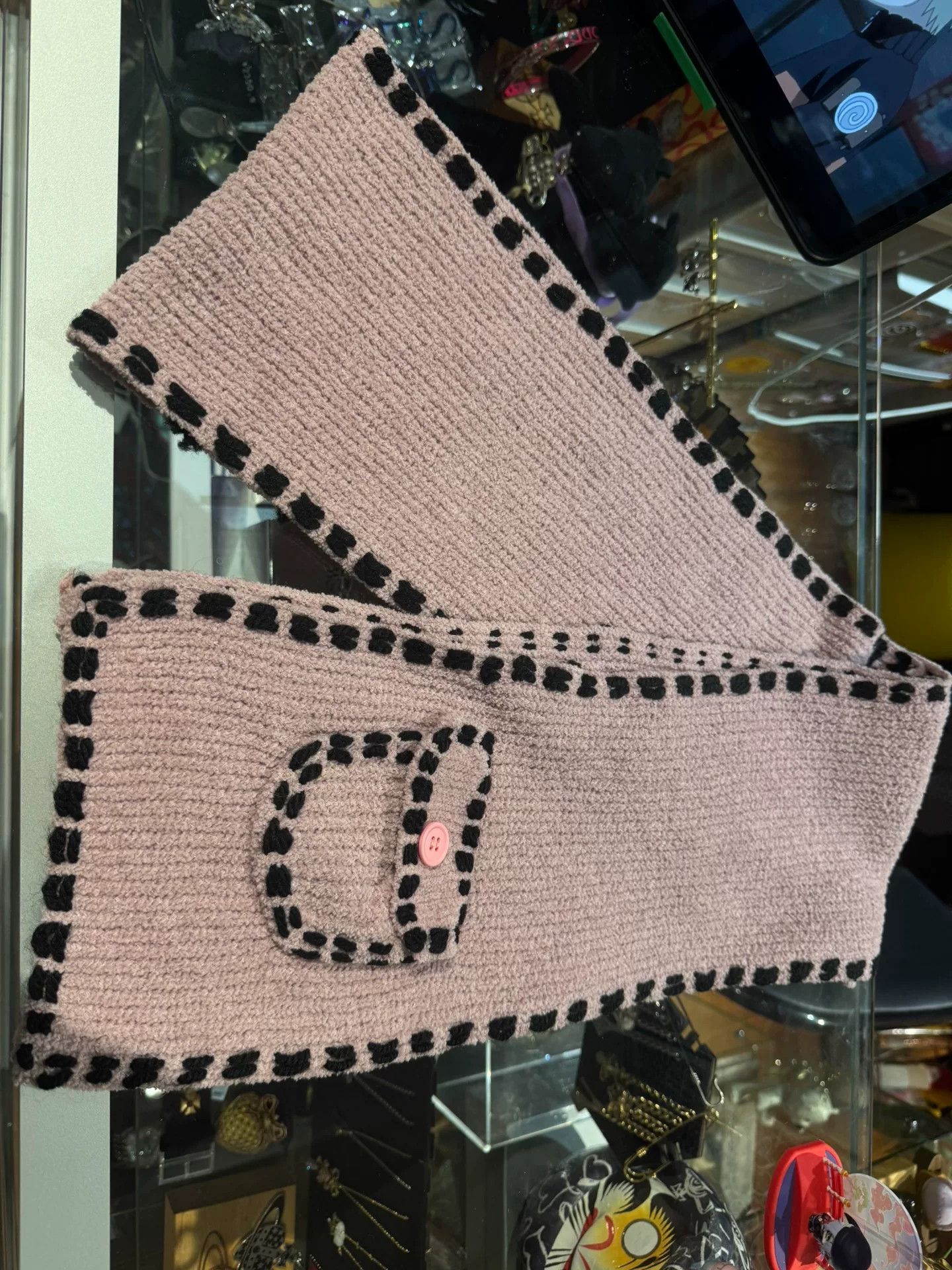 PHINGERIN Phingerin Dirty Pink Pocket Scarf Size ONE SIZE - 1 Thumbnail