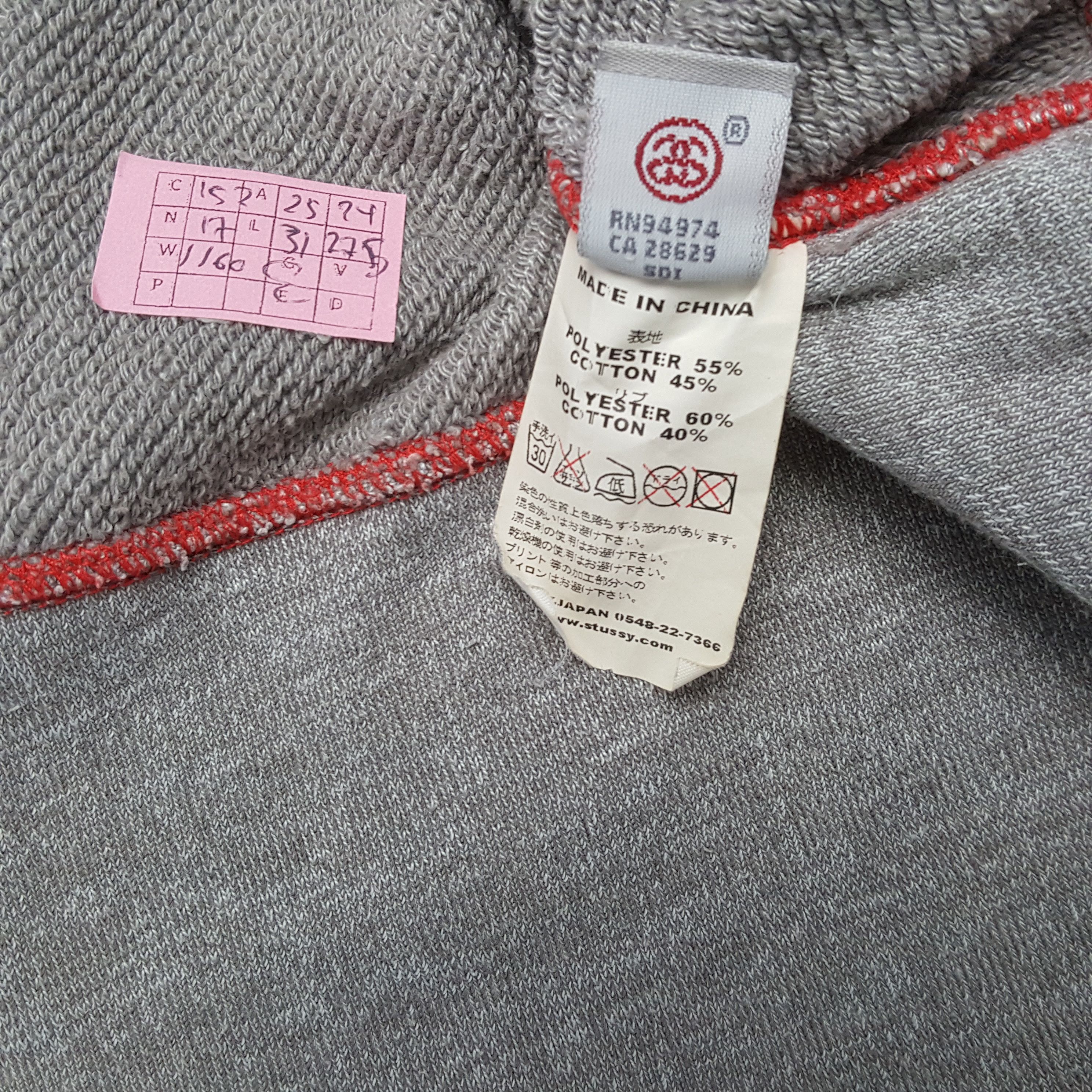 Stussy × Vintage STUSSY Streetwear Skater Style Custom Art Zipper Hoodies Size US XL / EU 56 / 4 - 7 Thumbnail