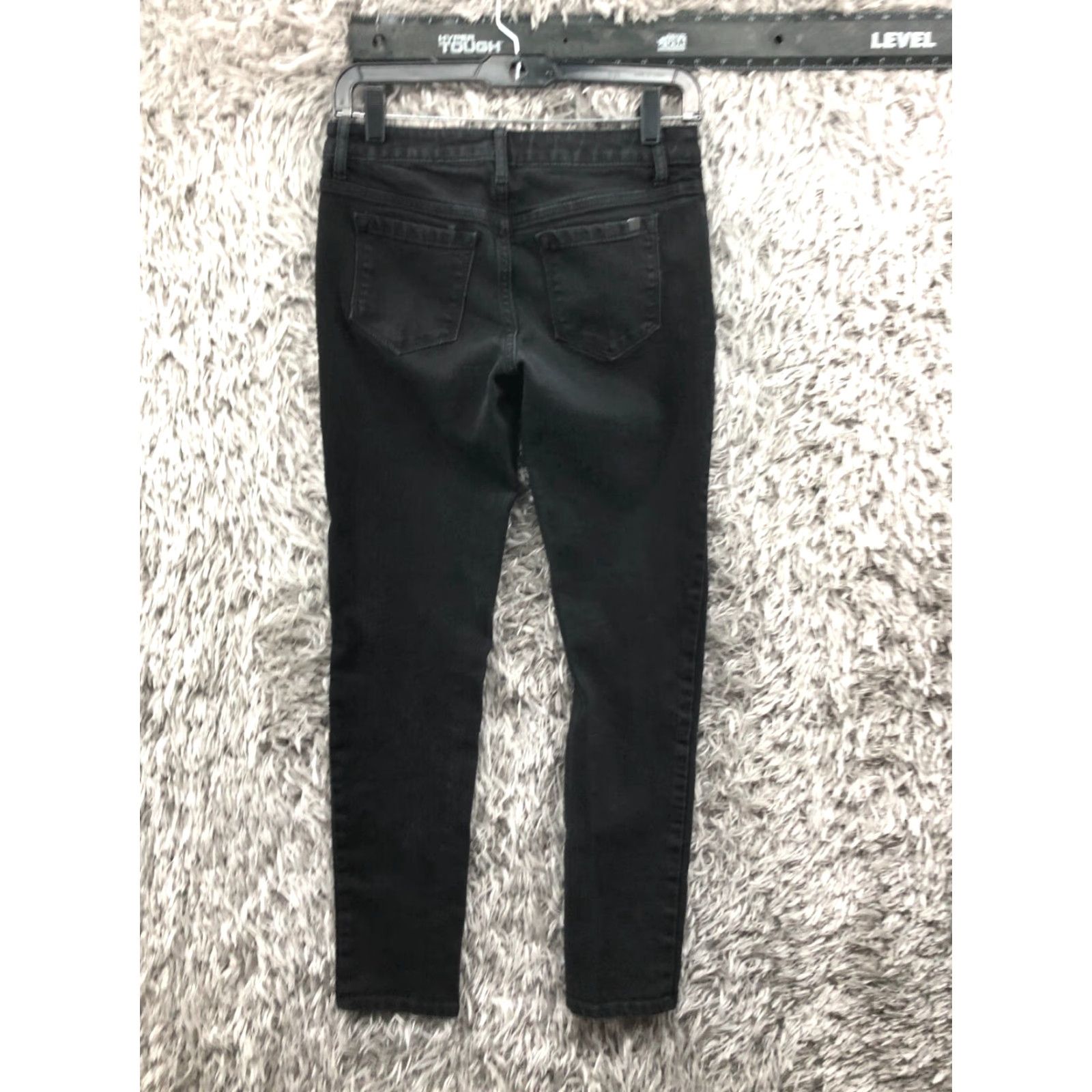 Vera Wang Vera Wang Simply Vera Wang Jeans Mid Rise Black Denim Skinny 27in Inseam 2 Womens Regular Fit 5-Pocket casual? Size 26" / US 2 / IT 38 - 5 Thumbnail
