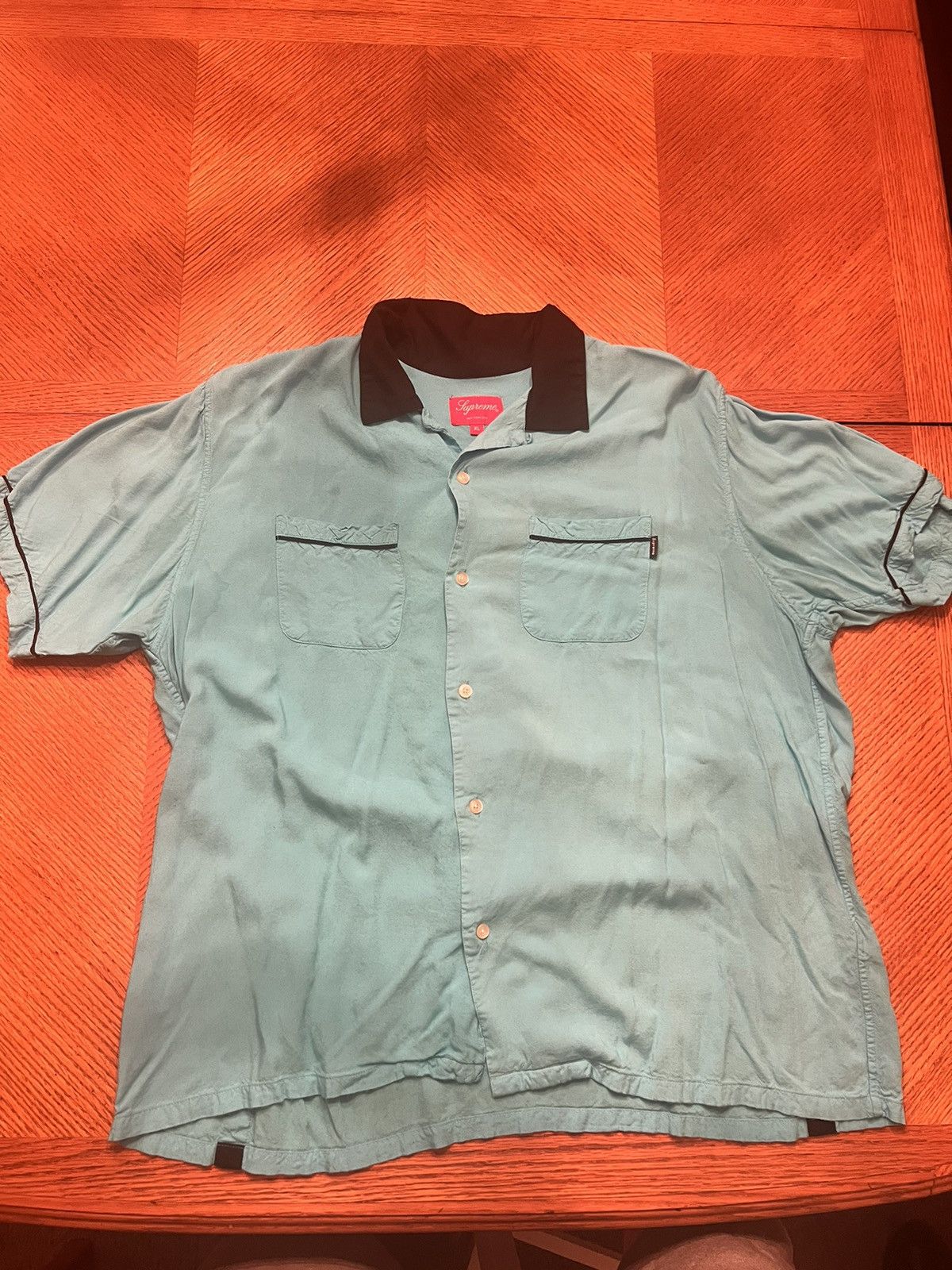 Supreme SS 2017 SUPREME PLAYBOY BUTTON UP Size US XL / EU 56 / 4 - 1 Thumbnail
