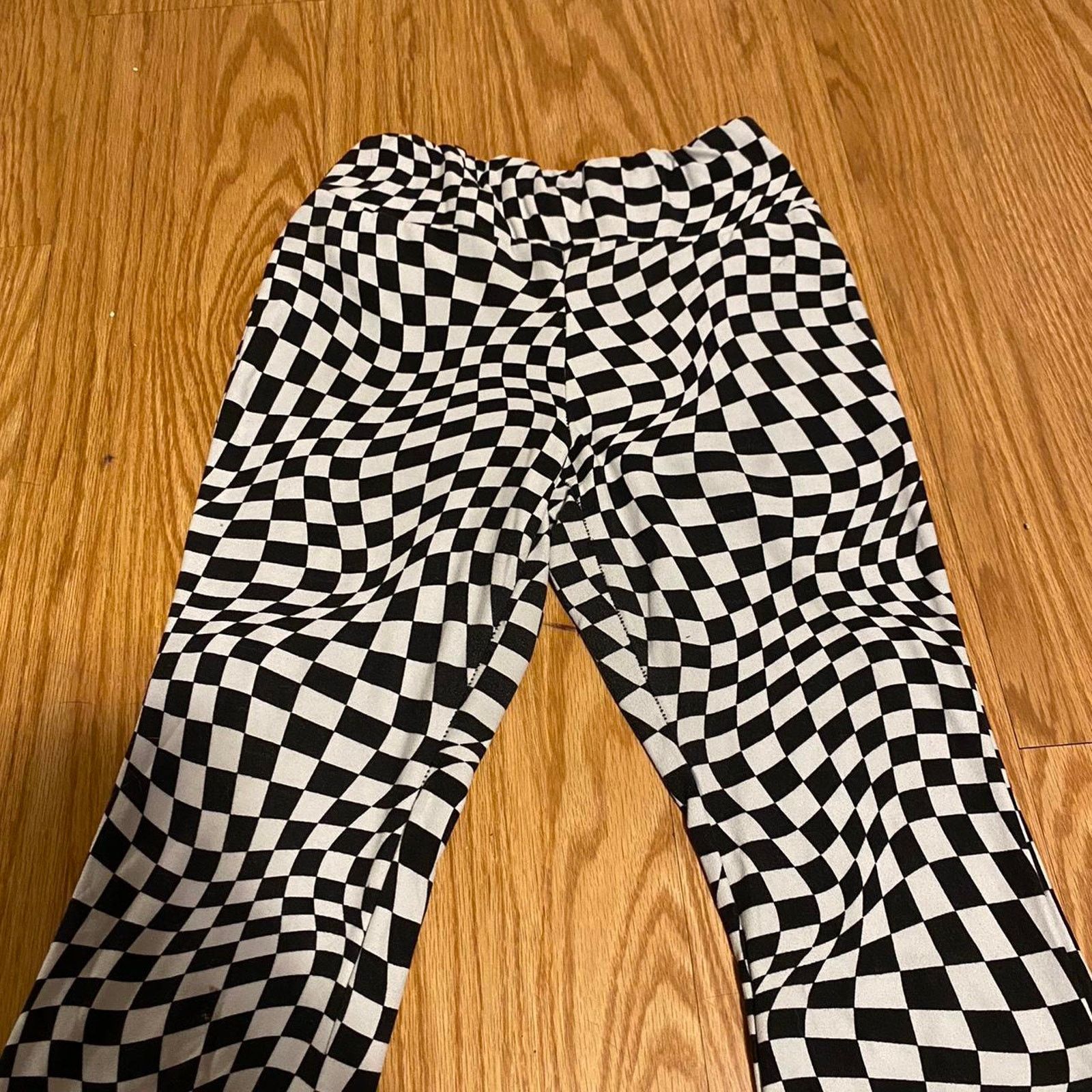 Other Checkered flare pants Size 27" / US 4 / IT 40 - 2 Thumbnail