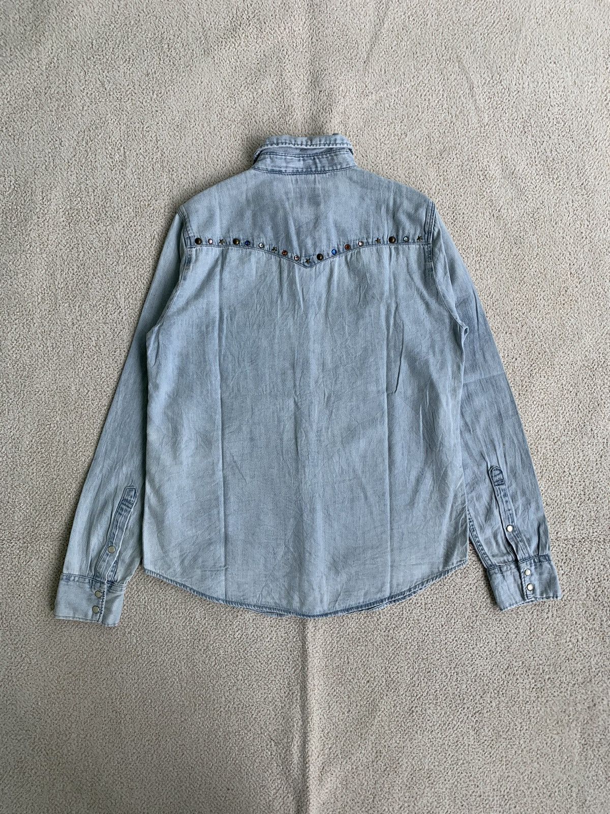 Levi's × Vintage Undefined Blue Faded Shirt Levis Size US S / EU 44-46 / 1 - 2 Thumbnail
