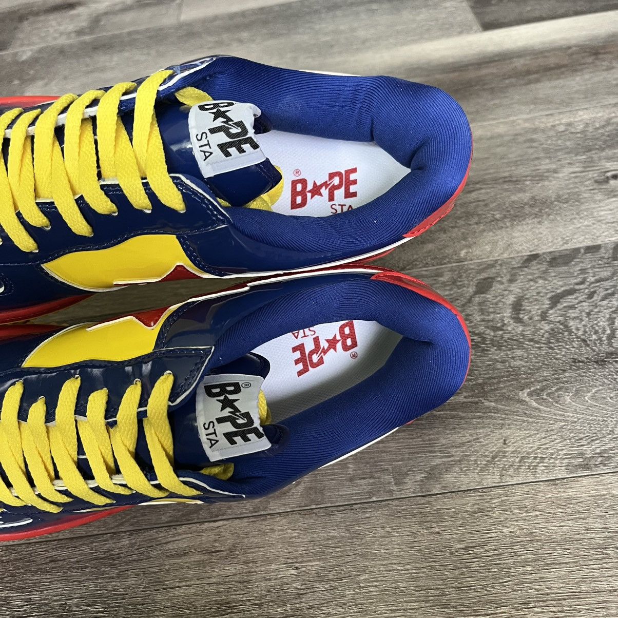 Bape × DC Comics RARE OG 2007 A BATHING APE BAPE DC COMICS SUPERMAN BAPESTAS Size US 12 / EU 45 - 7 Thumbnail