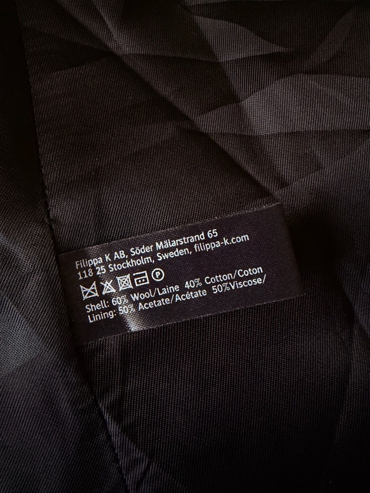 Filippa K Filippa K Black Wool Blend Coat Women M Minimal Classic Size M / US 6-8 / IT 42-44 - 9 Thumbnail