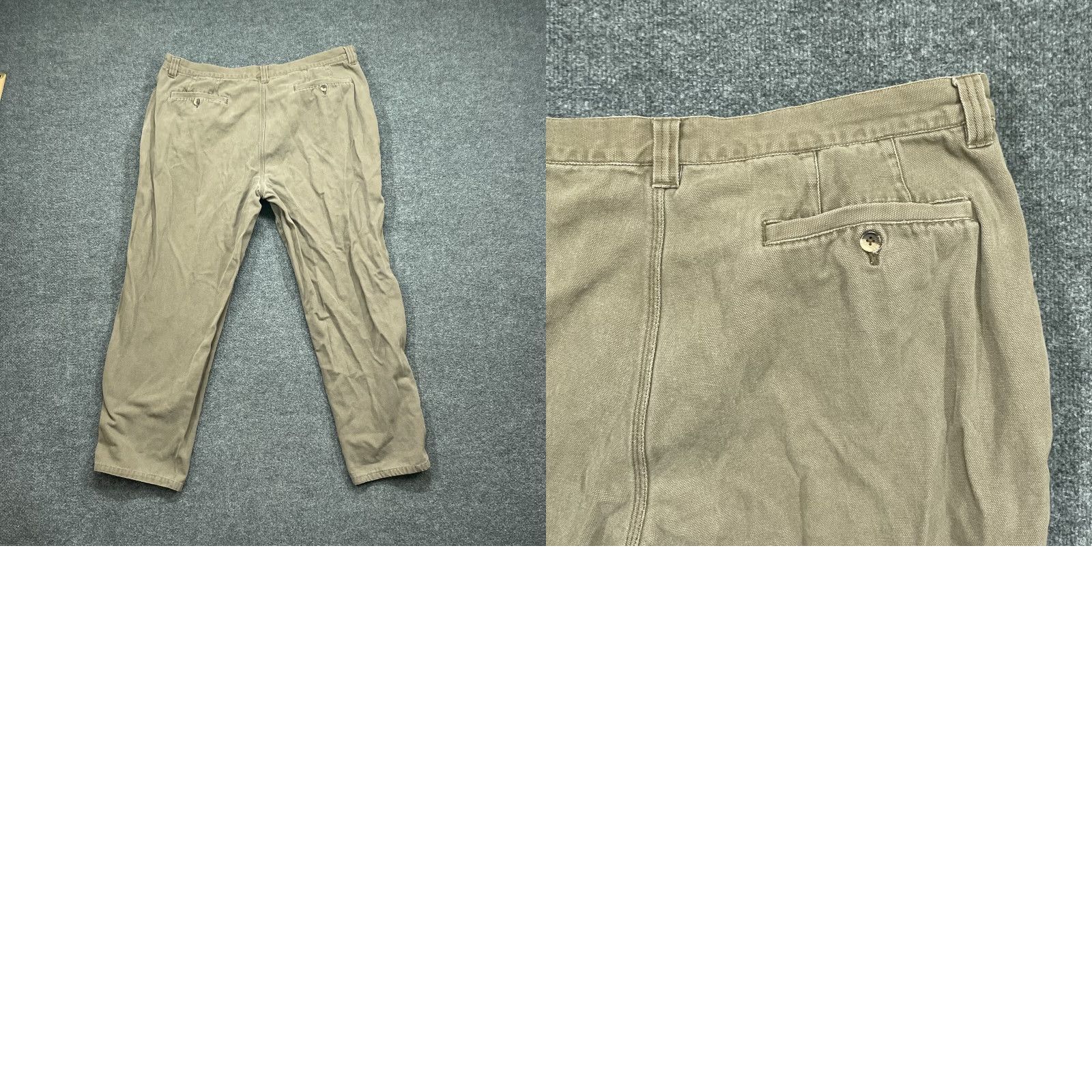 Vintage Cabelas Pants Mens 44 Brown Tan Canvas Workwear 40x31 Carpenter Grunge Boy Mens Size US 40 / EU 56 - 8 Thumbnail