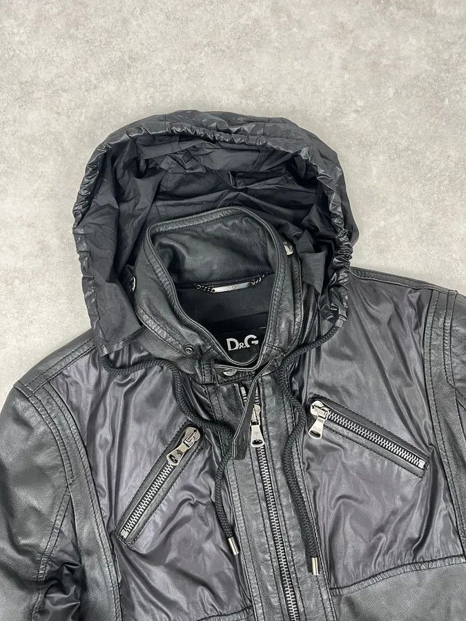 Dolce & Gabbana AW2009 Dolce & Gabbana Black Multi-Zip Nylon & Leather Jacket Size US M / EU 48-50 / 2 - 7 Thumbnail