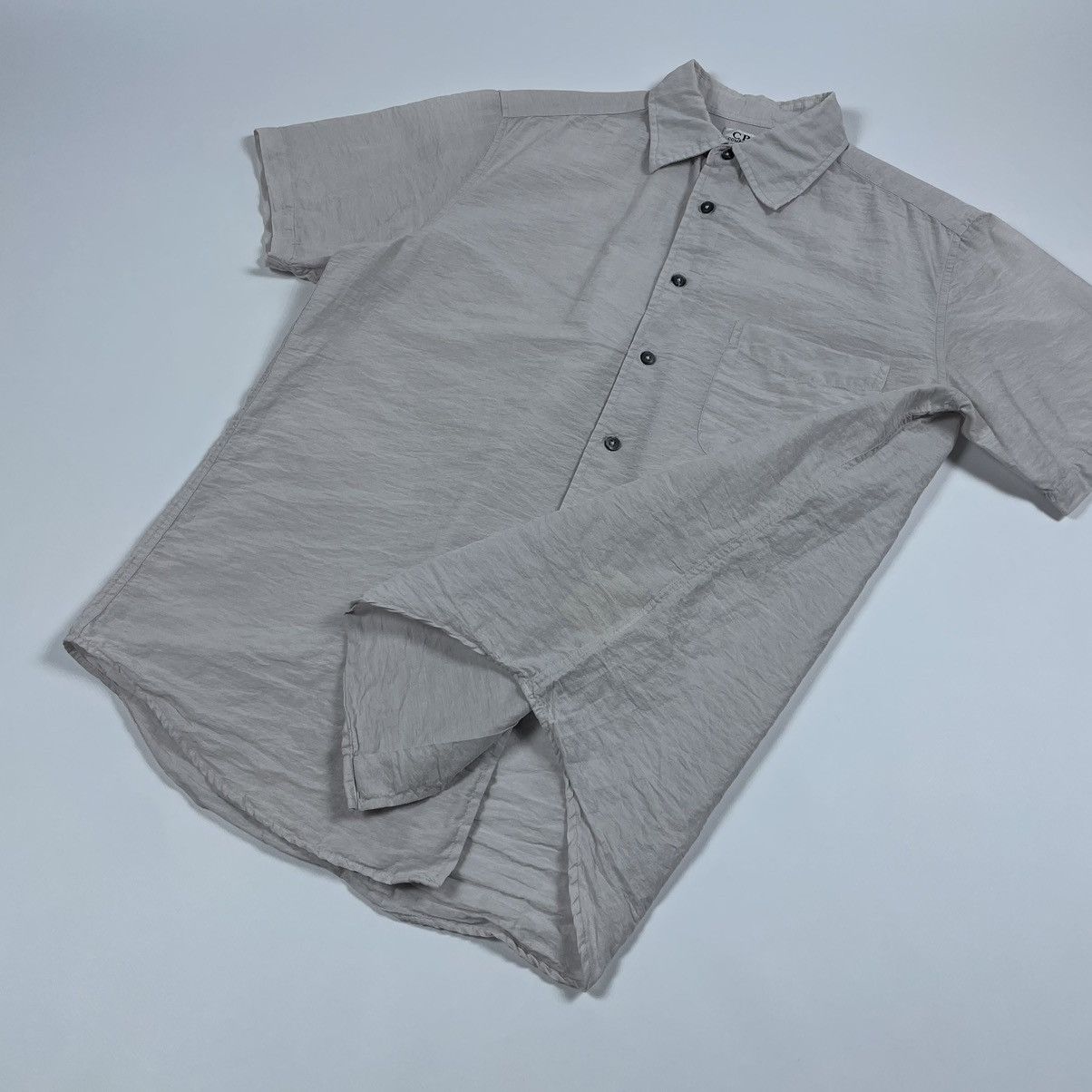 C.P. Company × Vintage C.P Company Vintage Nylon Shirt Button Up Size US L / EU 52-54 / 3 - 4 Thumbnail