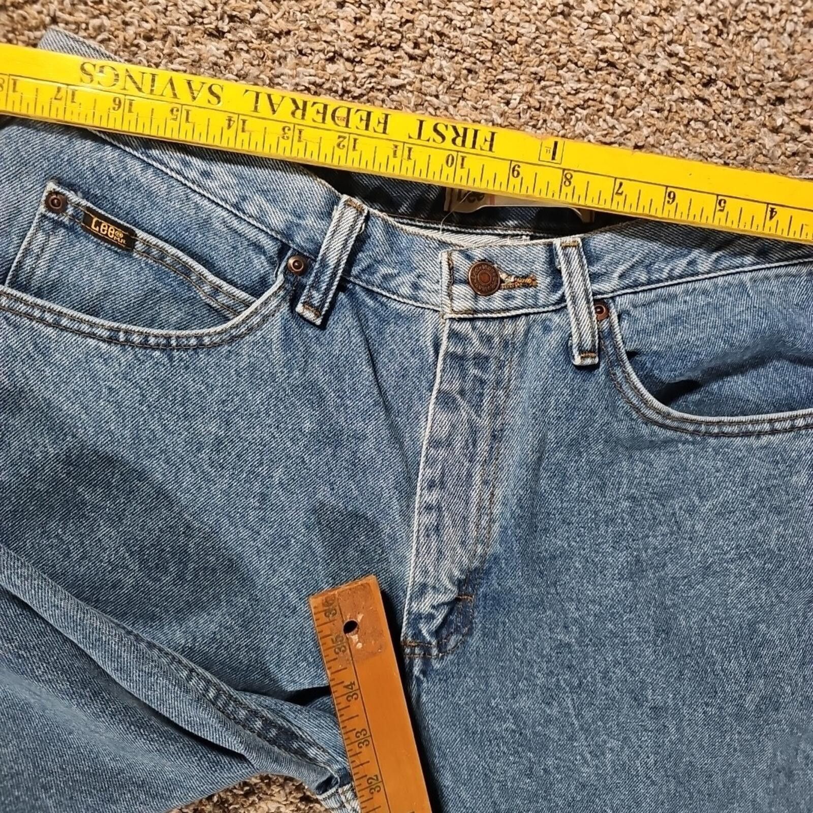 Lee LEE Relaxed Fit Straight Cut 36x32 Jeans Size US 36 / EU 52 - 6 Thumbnail