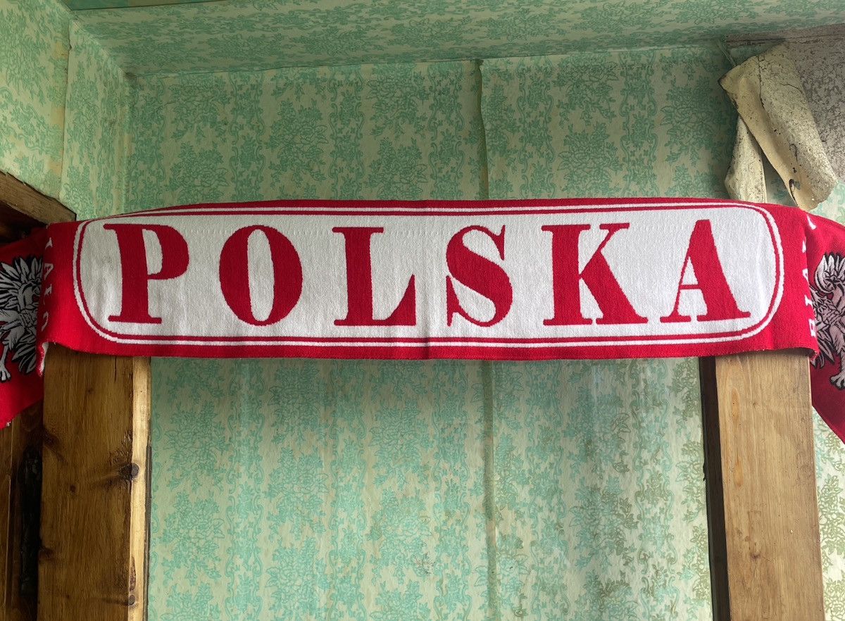 Other Vintage Poland National Team Bialo Czerwoni Football Scarf Size ONE SIZE - 2 Thumbnail