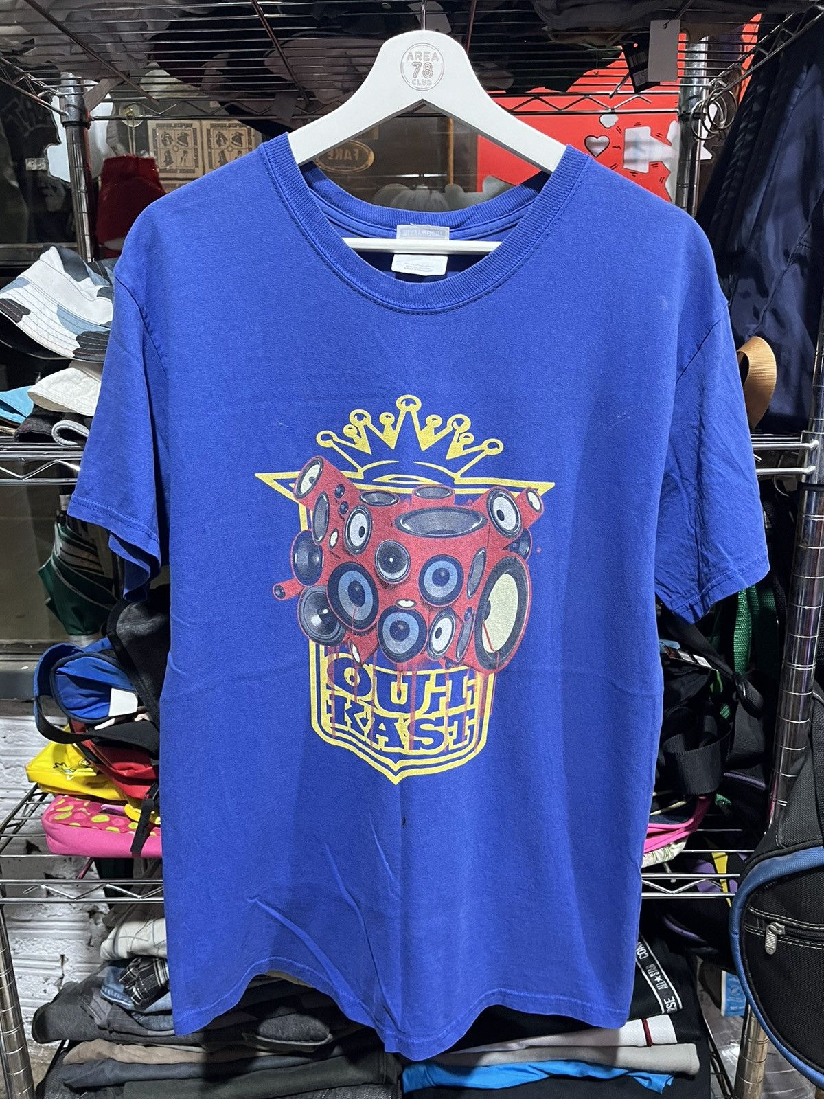 Band Tees × Rap Tees × Vintage OutKast Psychedelic Hip Hop Rap Tee 00s Size US M / EU 48-50 / 2 - 1 Thumbnail