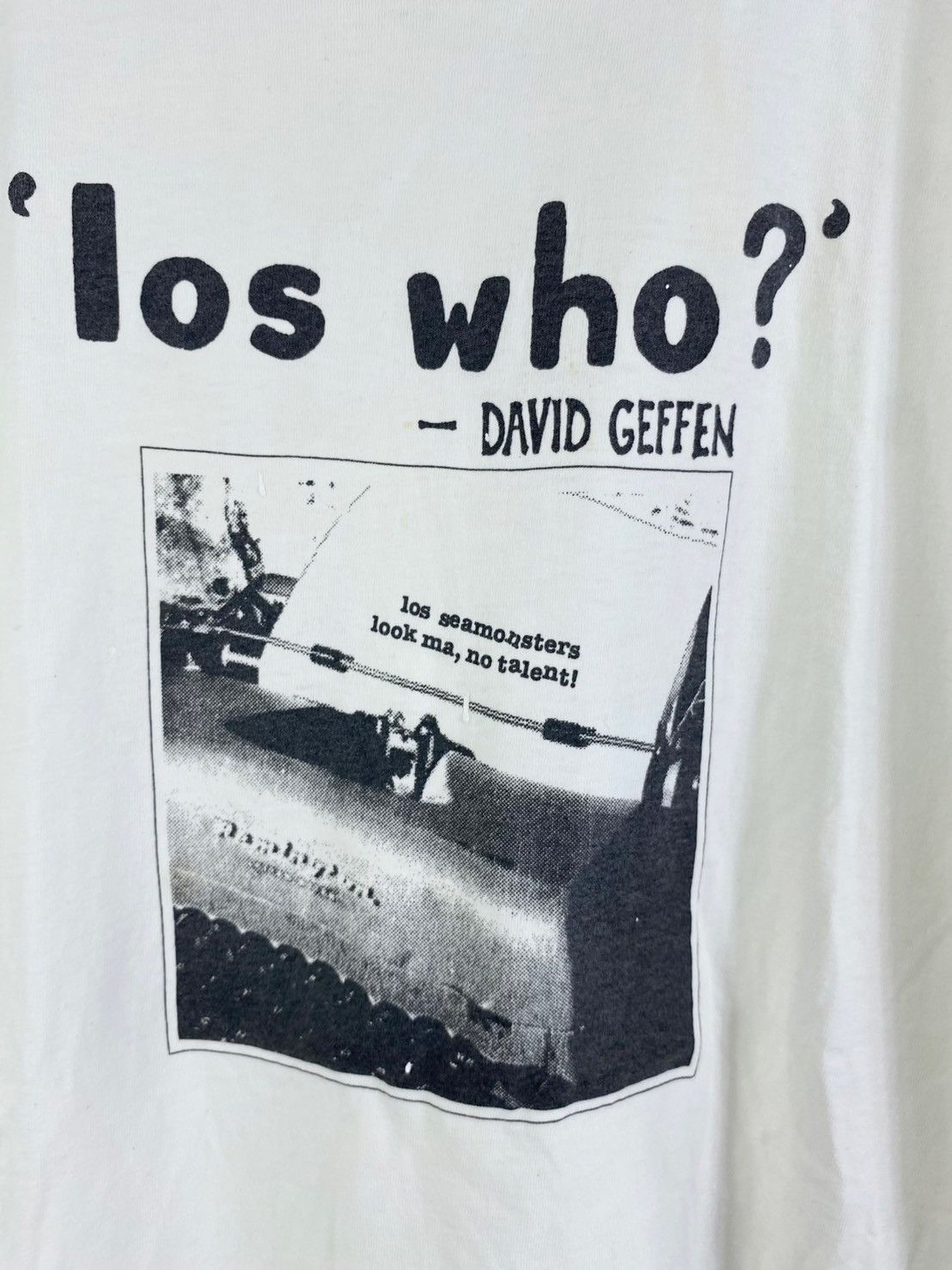 Band Tees × Vintage RARE Vintage 90s Los Seamonsters Band Tee Size US XL / EU 56 / 4 - 2 Thumbnail