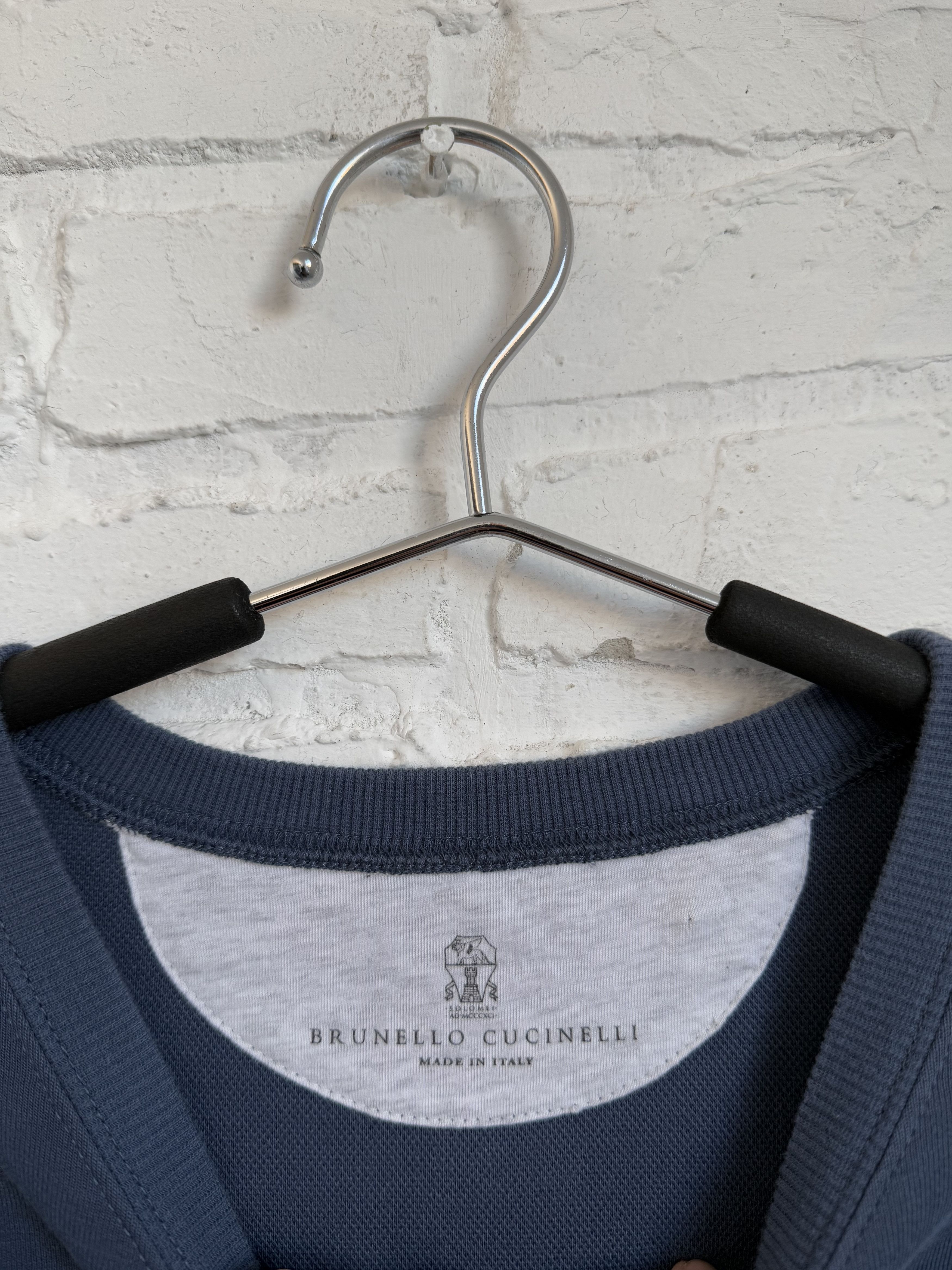 Brunello Cucinelli Brunello Cucinelli embroidered logo sweatshirt Size US L / EU 52-54 / 3 - 3 Thumbnail