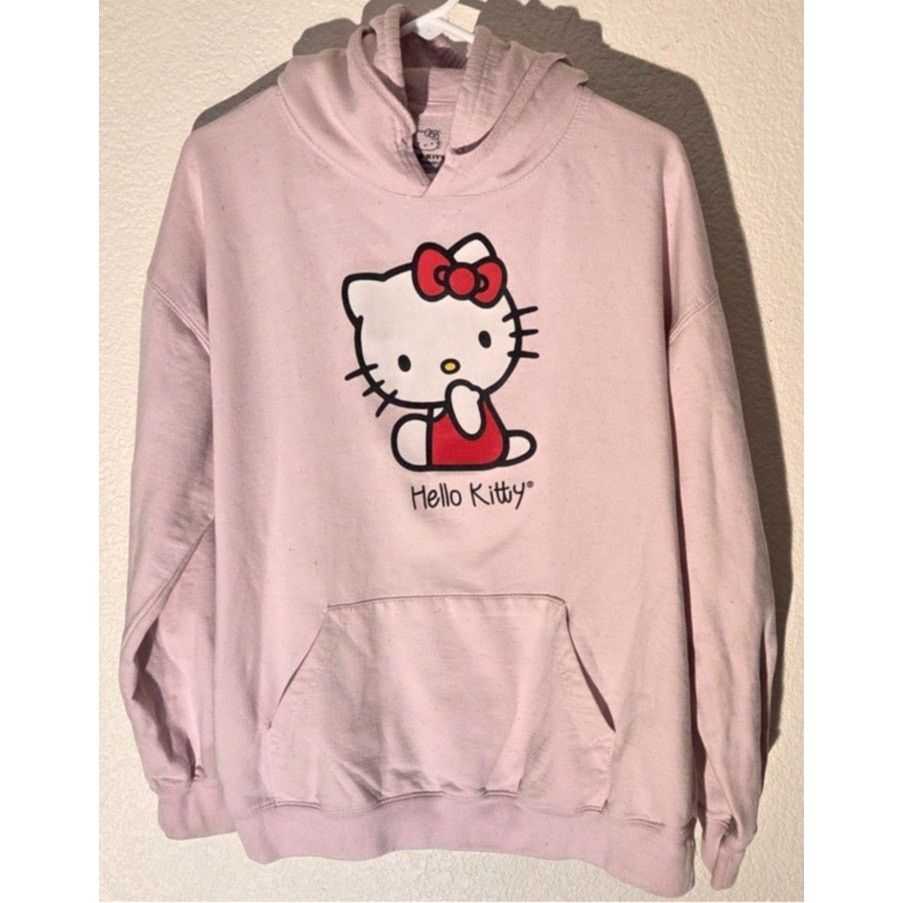 SAYHELLO Hello Kitty Powder Pink Hoodie - Women's XL Size XL / US 12-14 / IT 48-50 - 1 Thumbnail
