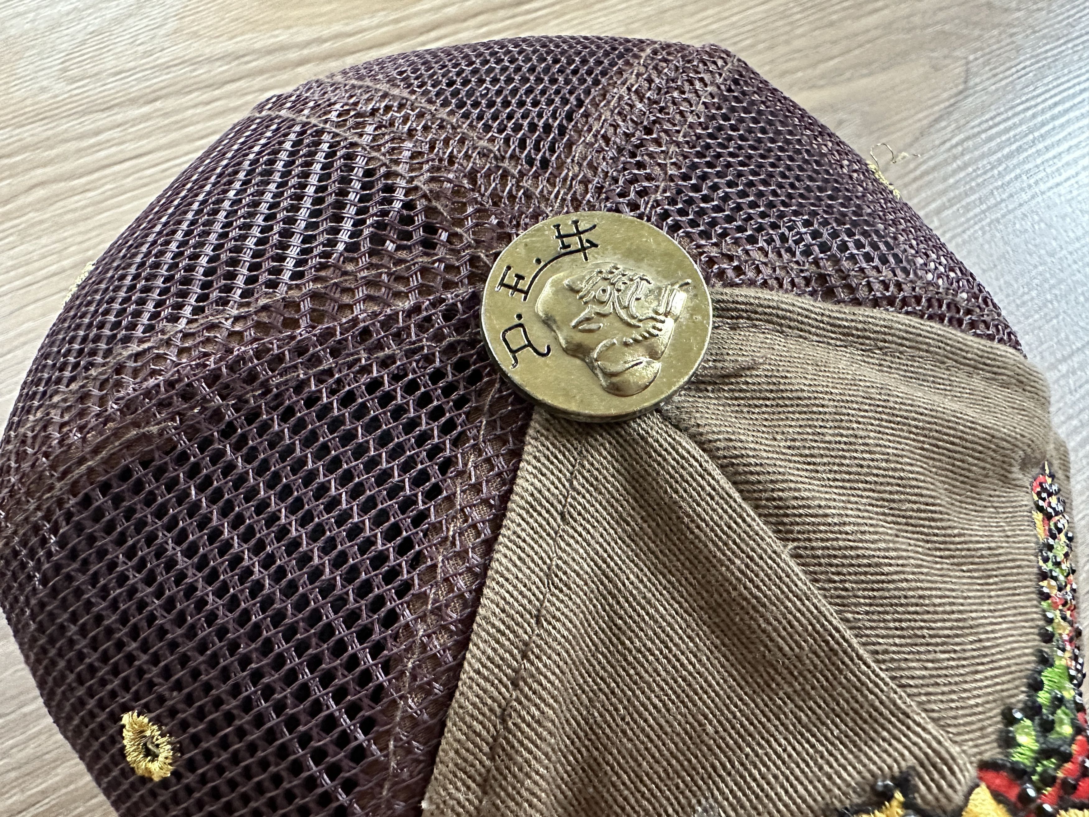 Christian Audigier × Ed Hardy × Vintage Vintage Ed Hardy Brown Cap Trucker Size ONE SIZE - 7 Thumbnail