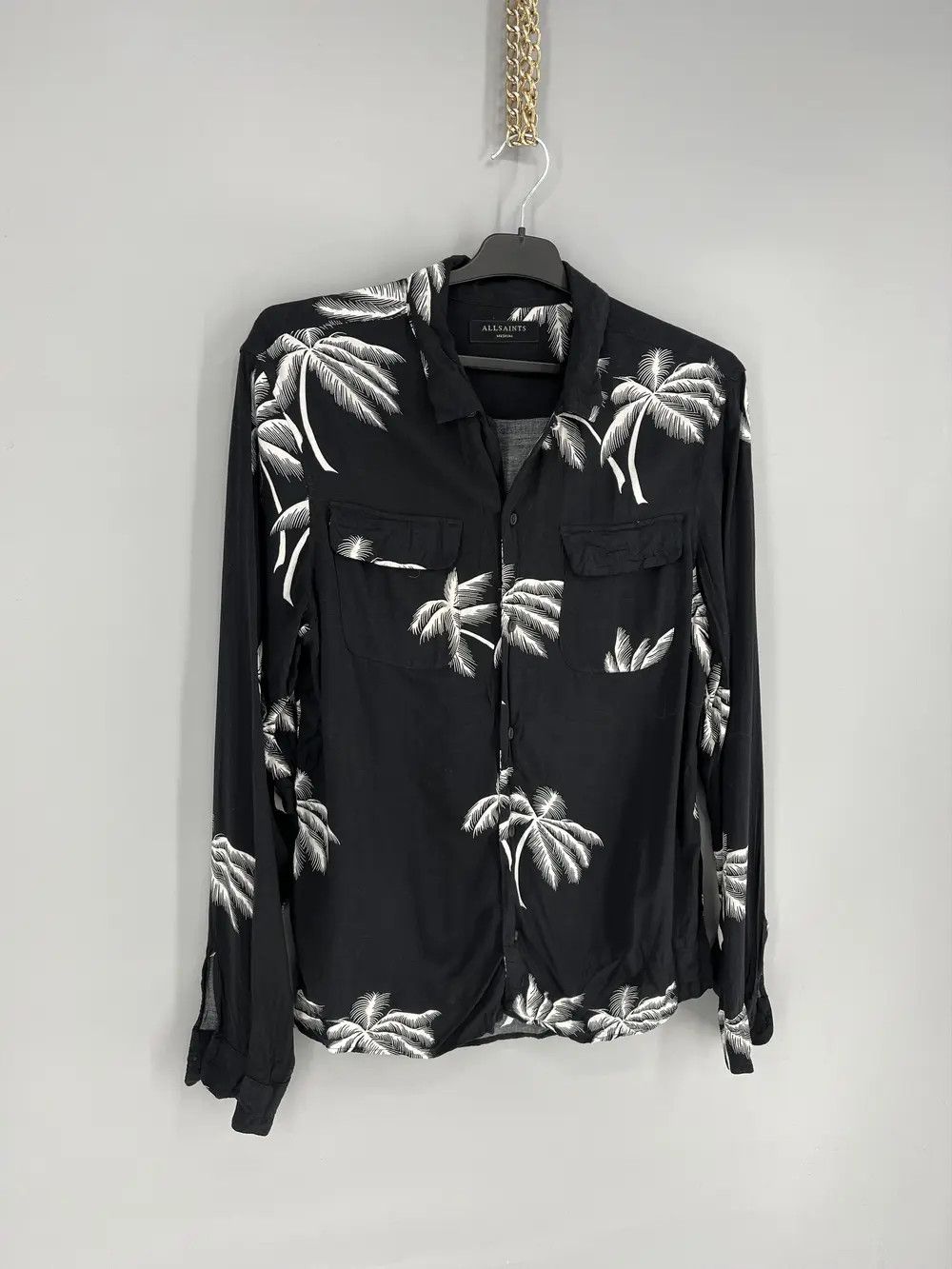 Allsaints Vintage Y2K Allsaints Hawaiian Shirt Art Hype Size M Size US M / EU 48-50 / 2 - 3 Thumbnail