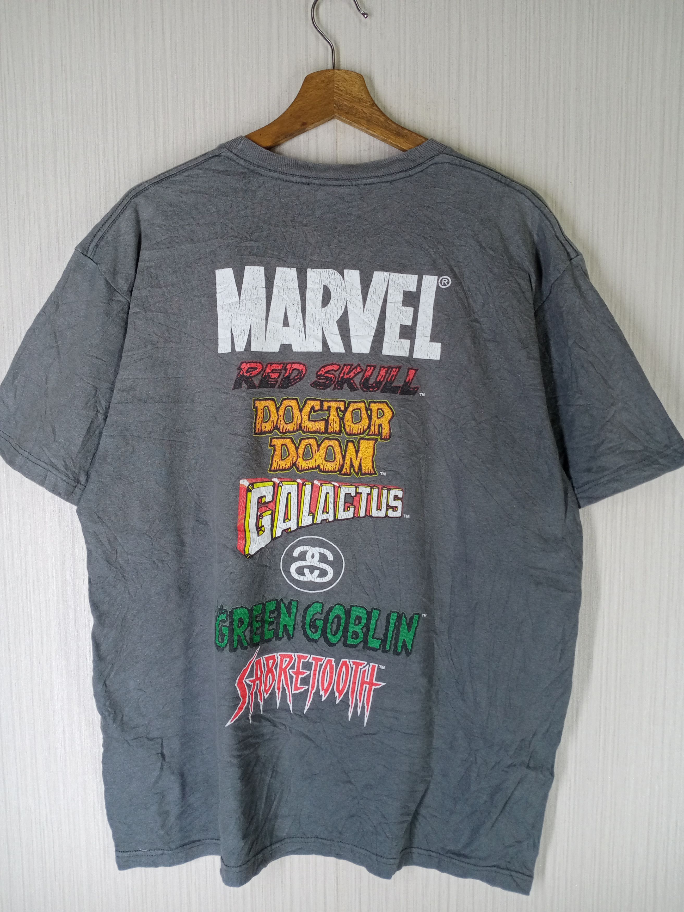 Marvel Comics × Stussy Rare Stussy X Marvel Tshirt Size US L / EU 52-54 / 3 - 2 Thumbnail