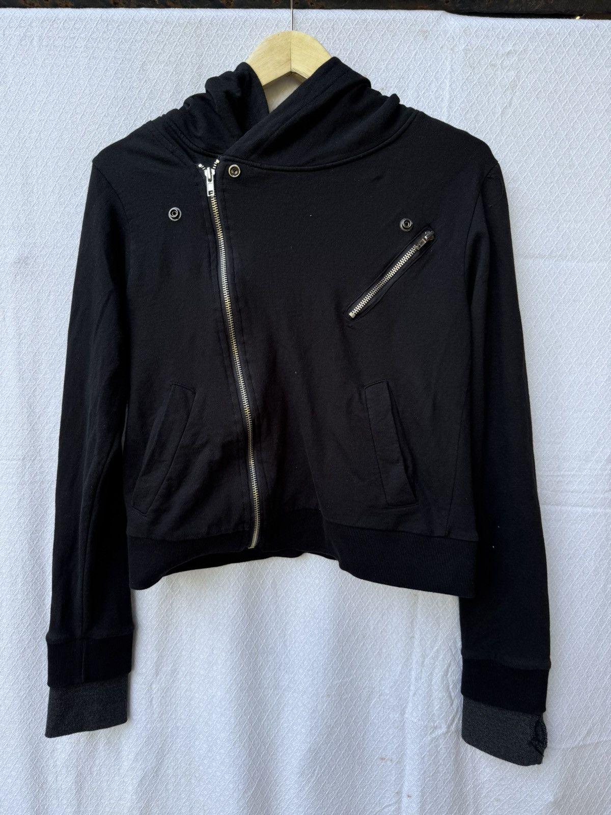 Japanese Brand Japanese assymetrical zipper hoodie ifsixwasnine lgb style Size US S / EU 44-46 / 1 - 2 Thumbnail
