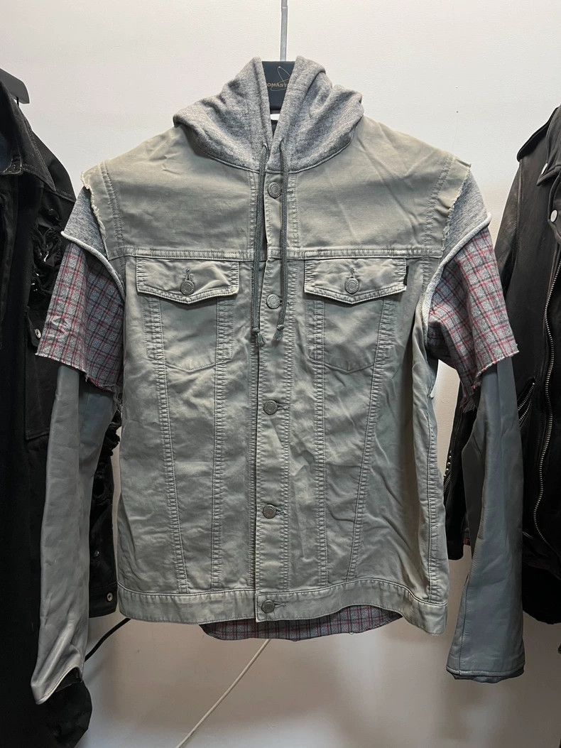 Undercover Undercover cowboy destroys patchwork leather sleeve hooded Size US L / EU 52-54 / 3 - 1 Thumbnail