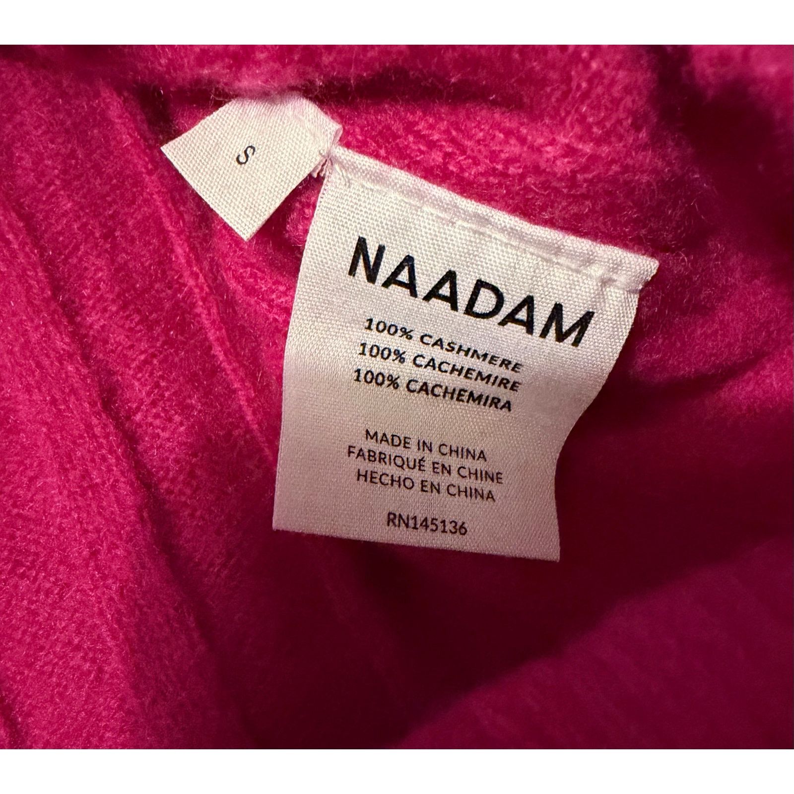 NAADAM NWOT Naadam Lightweight Cashmere Ribbed Cropped Sweater S Size S / US 4 / IT 40 - 7 Thumbnail