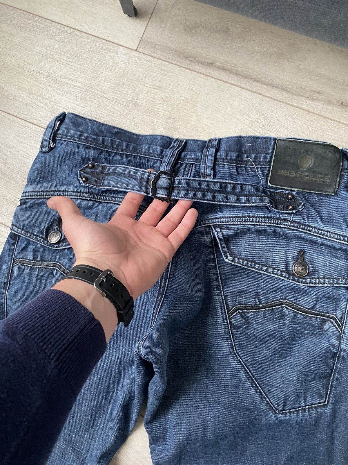 Hysteric Glamour Vintage VTG Faded Japanese Style Cargo Faded Y2K Jeans Denim Size US 32 / EU 48 - 3 Thumbnail