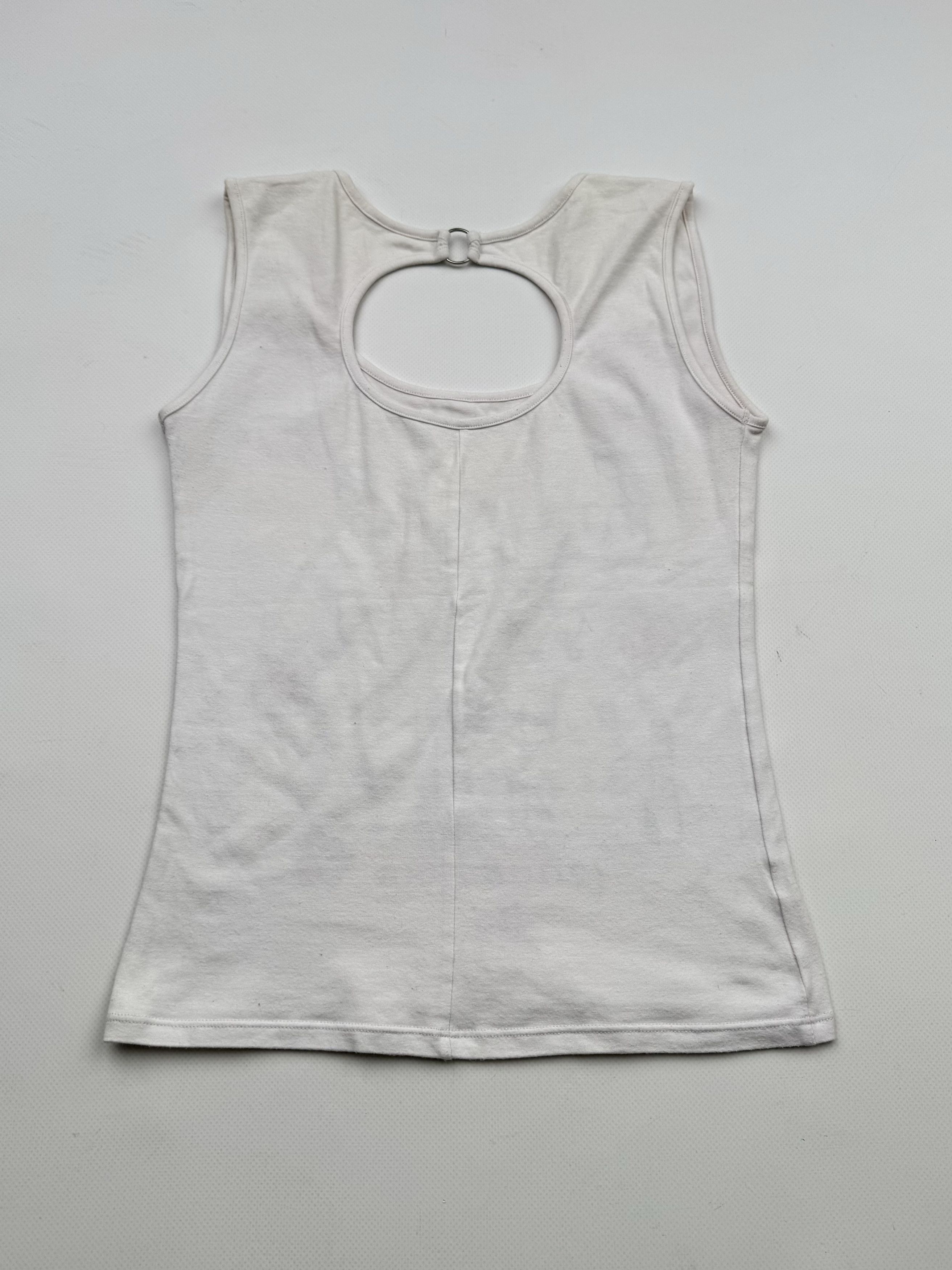 Vintage 90's Printed Tank Top B83(V156)E2 Size XS / US 0-2 / IT 36-38 - 3 Thumbnail