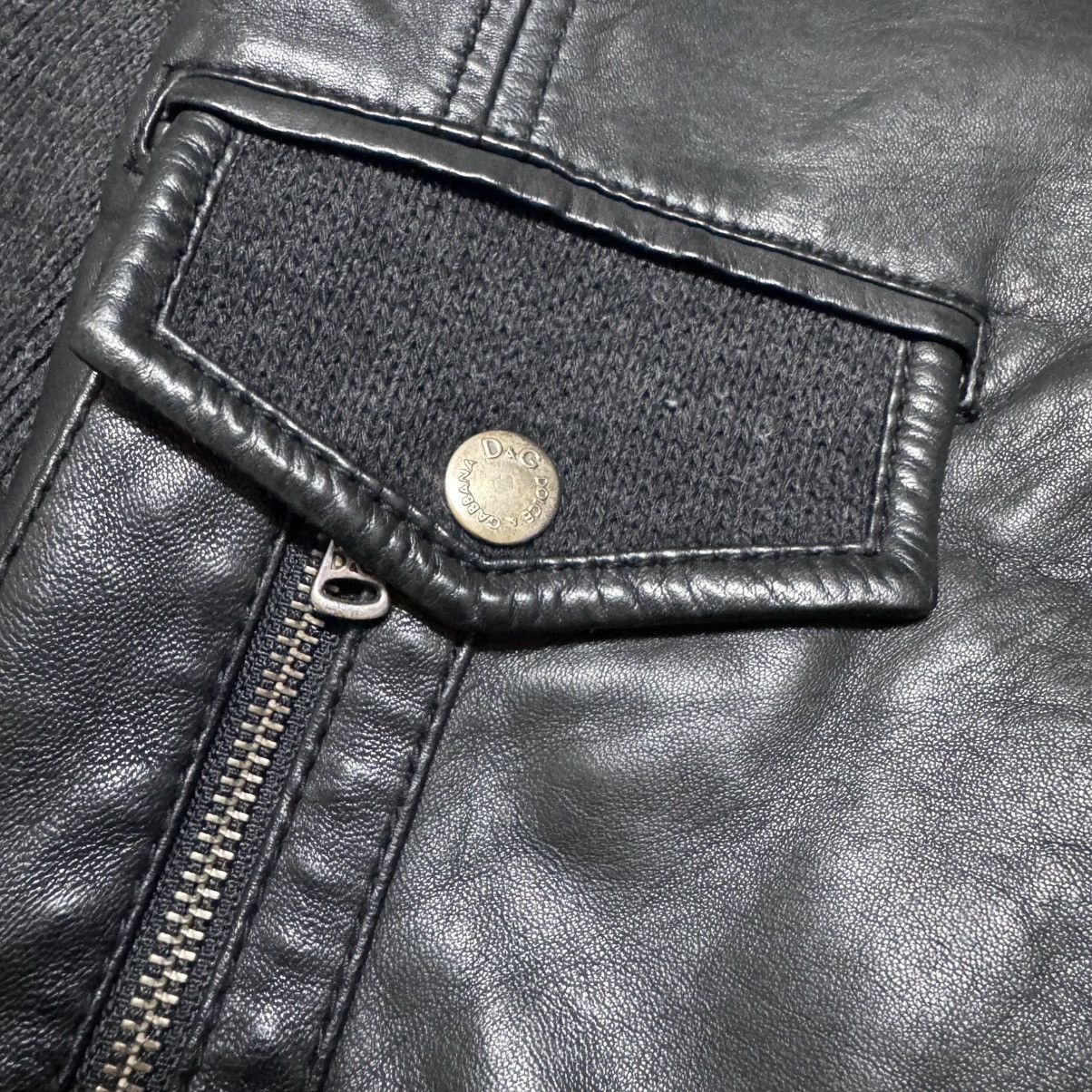 Dolce & Gabbana Dolce & Gabbana Leather Jacket Hybrid Patina Size US M / EU 48-50 / 2 - 8 Thumbnail