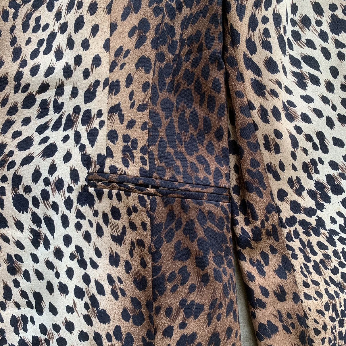 Moschino MOSCHINO / LEOPARD PRINT BLAZER Size S / US 4 / IT 40 - 5 Thumbnail