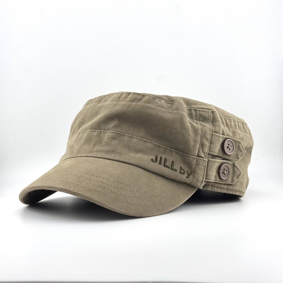 Jil Stuart Jill by Jill Stuart Y2K Military Cadet Canvas Patrol Cap Size ONE SIZE - 2 Thumbnail