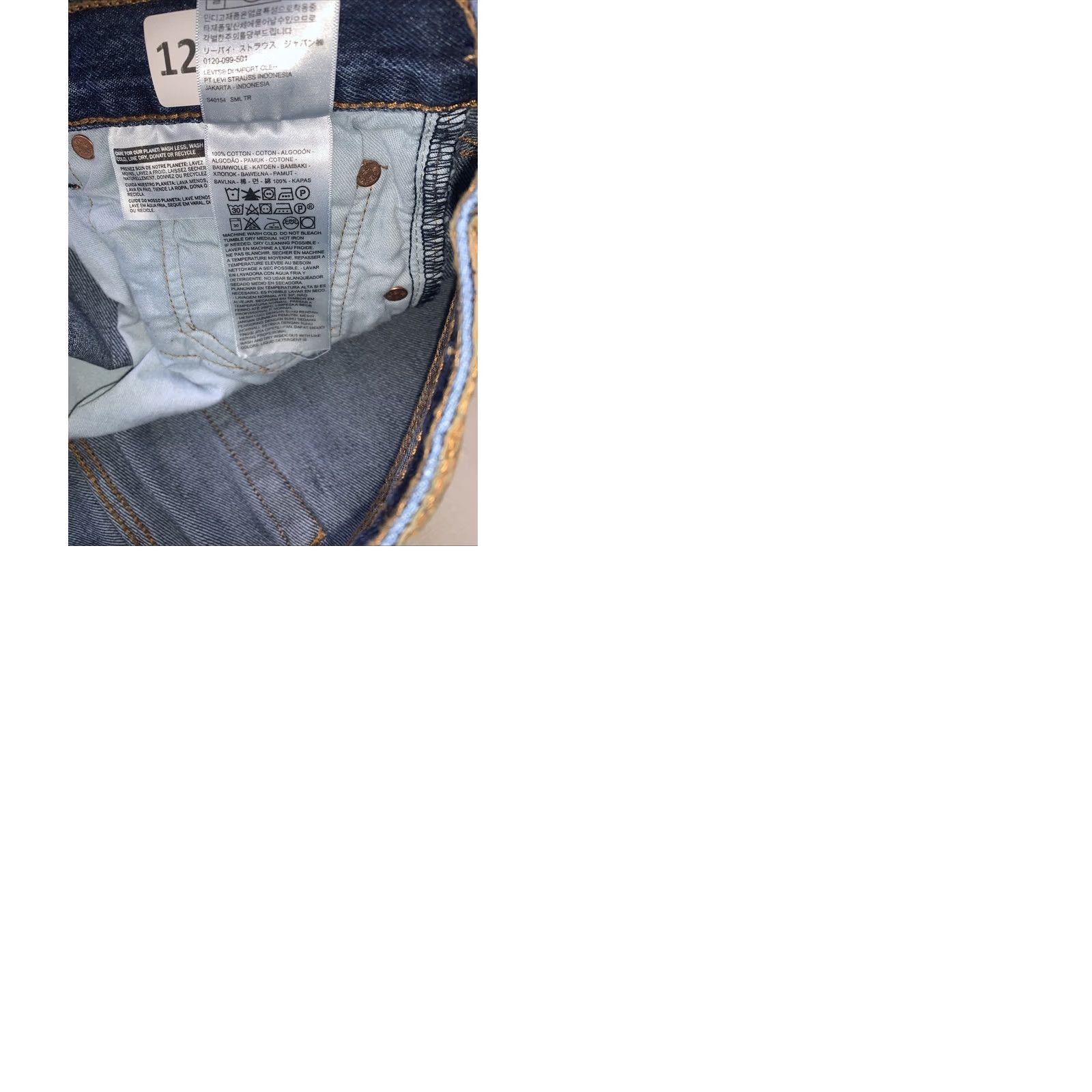 Levi's VINTAGE Levi’s 501 Straight Jeans Mens Denim Blue Button Fly 36x29 Medium Wash 90s USA" Size US 36 / EU 52 - 9 Thumbnail