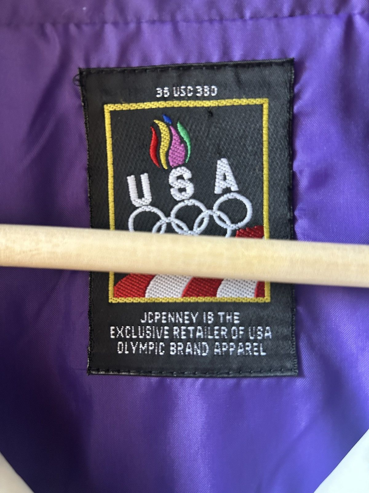 Other Vintage 90s Olympic JCPenney Team USA Purple Windbreaker Size US L / EU 52-54 / 3 - 6 Thumbnail