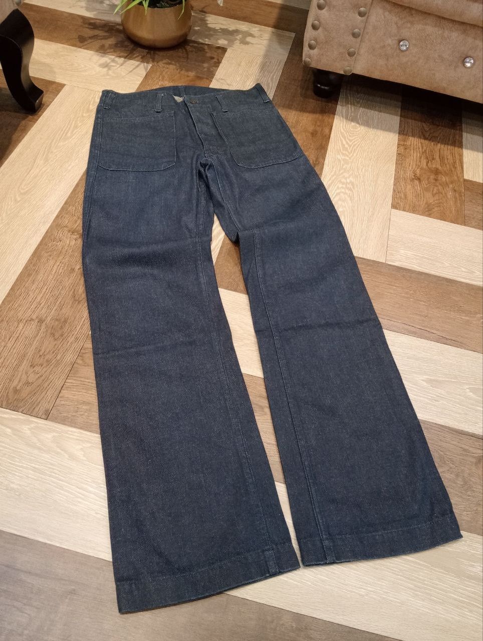 Visvim VISVIM CUBISM BLUE INDIGO SELVEDGE FLARED DENIM PANTS Size US 30 / EU 46 - 3 Thumbnail
