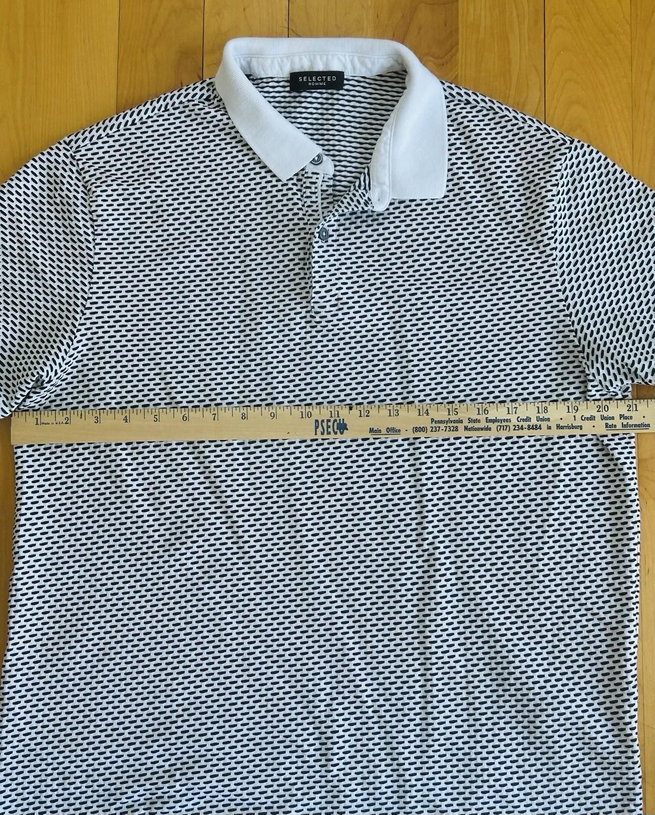 Selected Homme Selected Homme Organic Cotton Polo Shirt XXL Short Sleeve Size US XXL / EU 58 / 5 - 5 Thumbnail